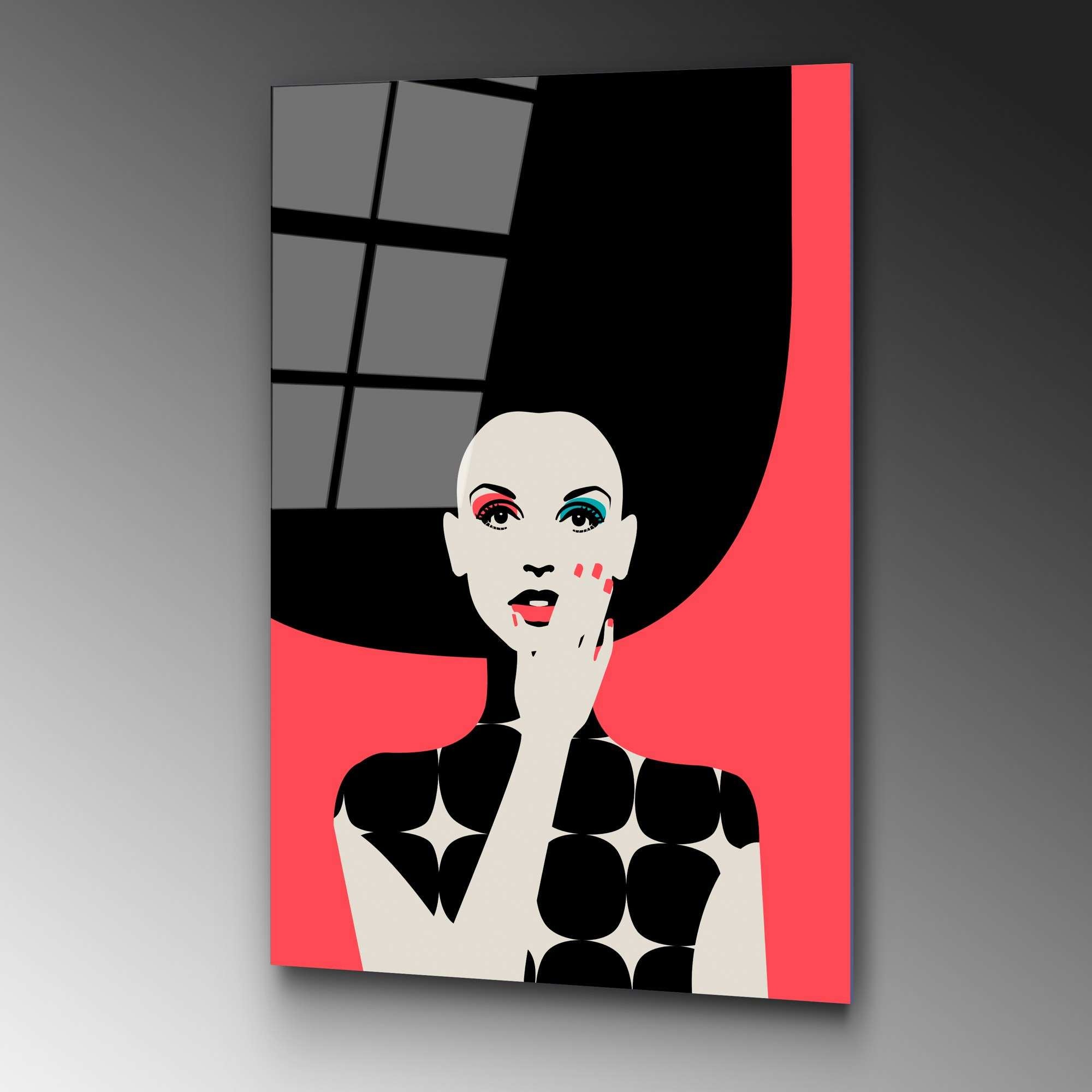 Quadro Decorativo em Vidro Temperado UV-742 Multicolor 70 x 100 cm (4 mm)