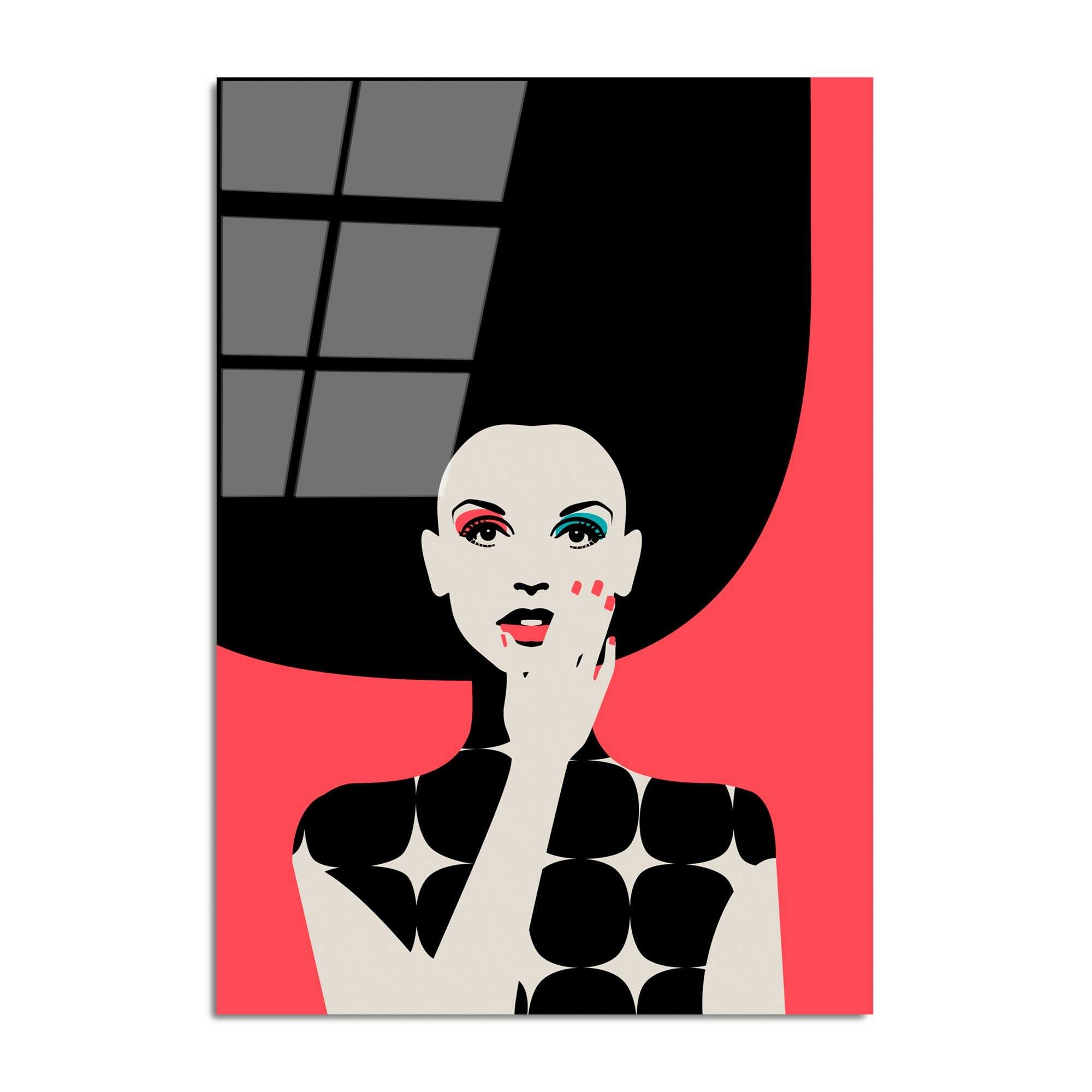 Quadro Decorativo em Vidro Temperado UV-742 Multicolor 70 x 100 cm (4 mm)