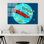 Quadro Decorativo em Vidro 100% Temperado UV-743, 70 x 100 cm, Multicolor, 4 mm