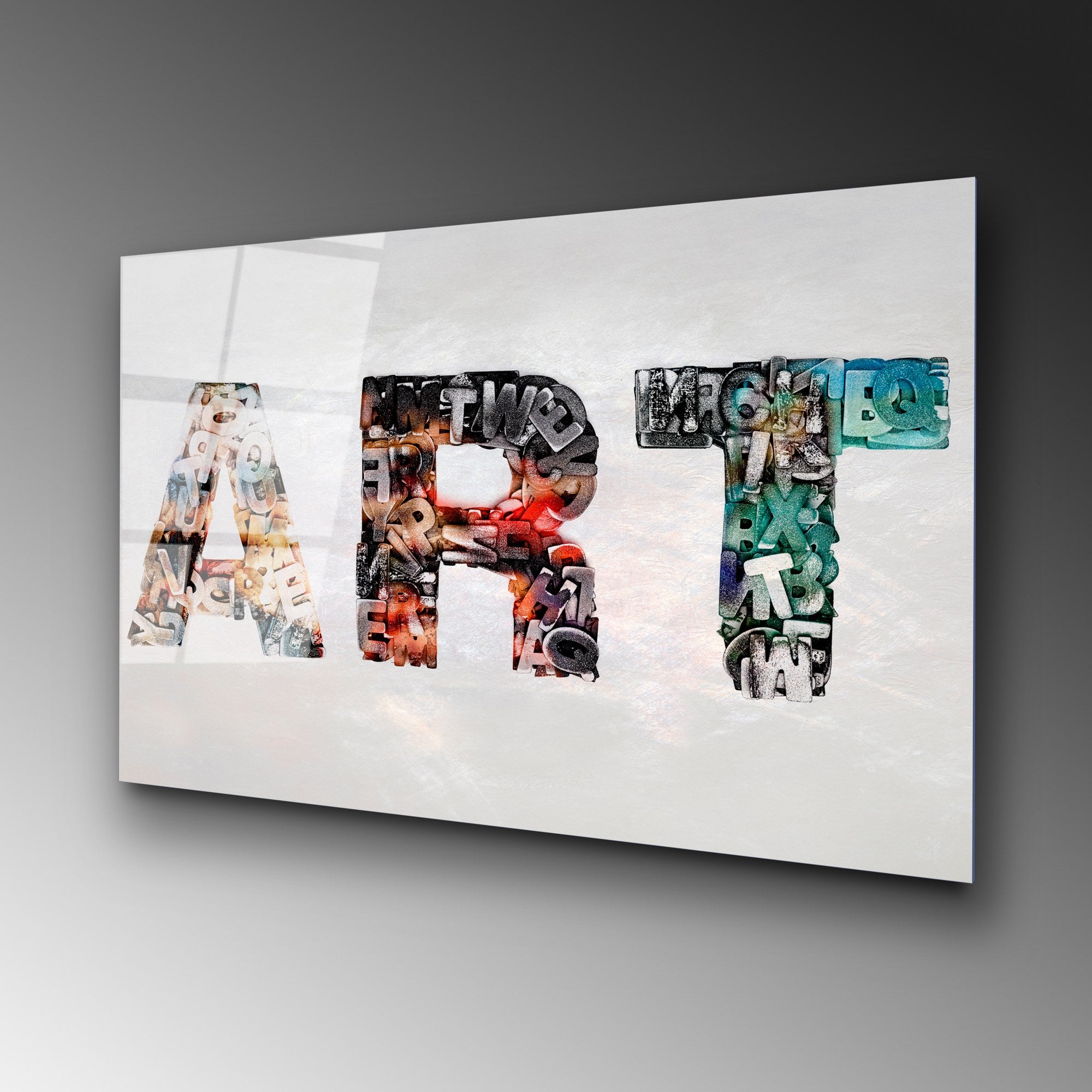 Quadro Decorativo em Vidro Temperado 100% (4 mm) Multicolor UV-744, 70 x 100 cm