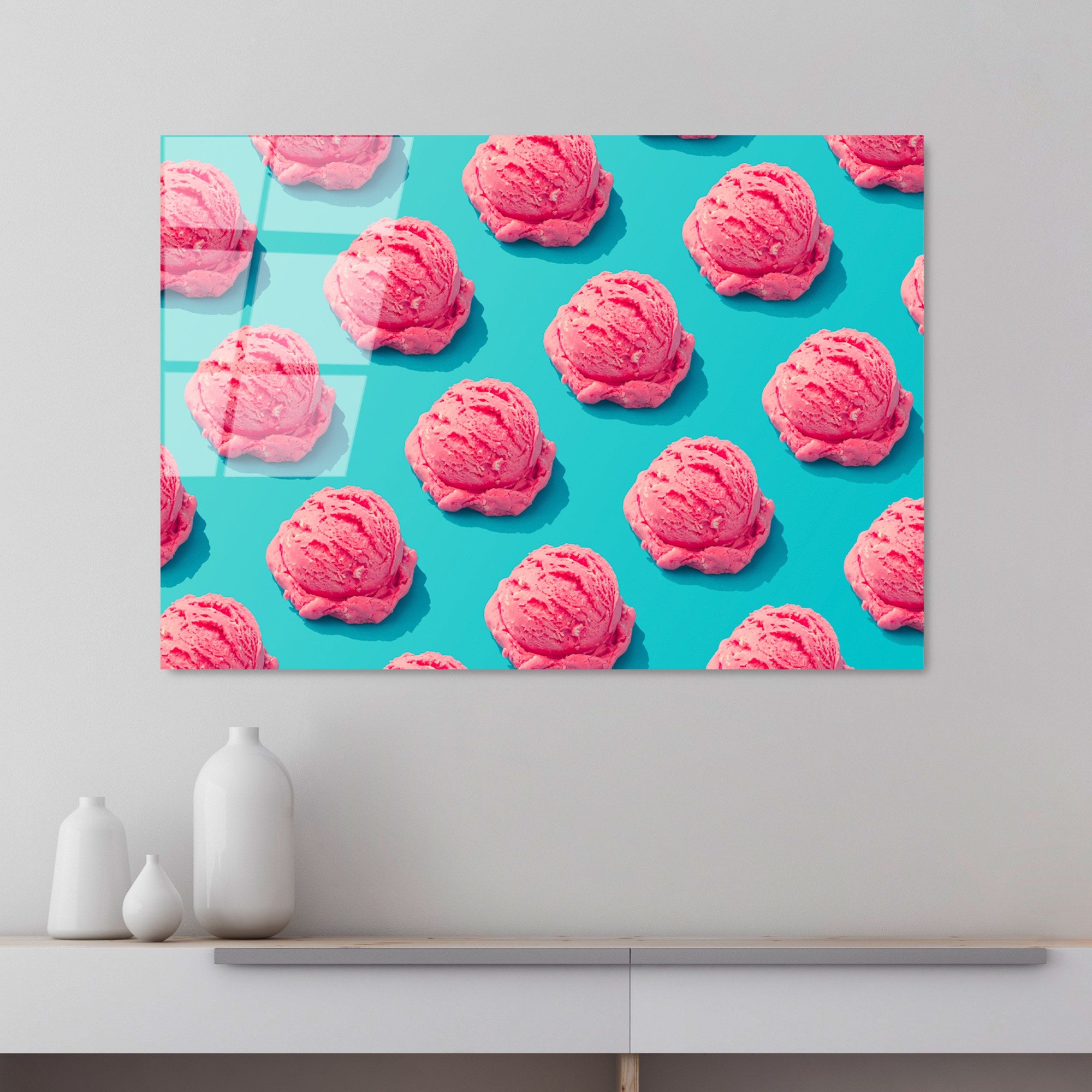 Quadro Decorativo em Vidro Temperado UV-746 (70 x 100 cm), Multicolorido, 4 mm