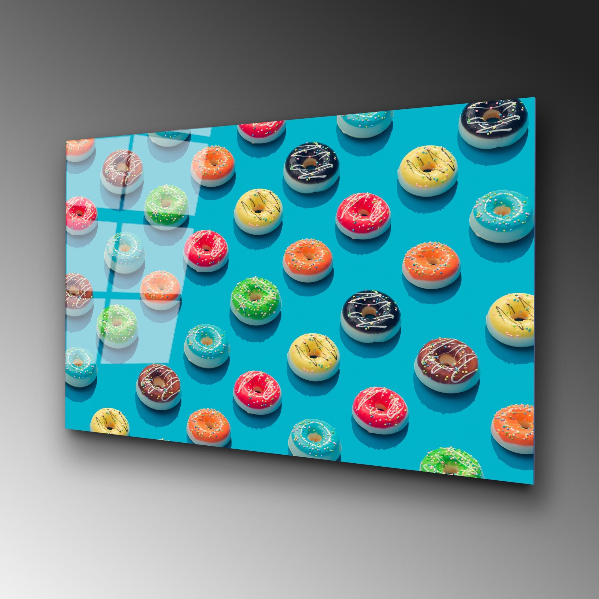 Quadro Decorativo em Vidro Temperado UV-747, Multicor, 70 x 100 cm (4 mm)