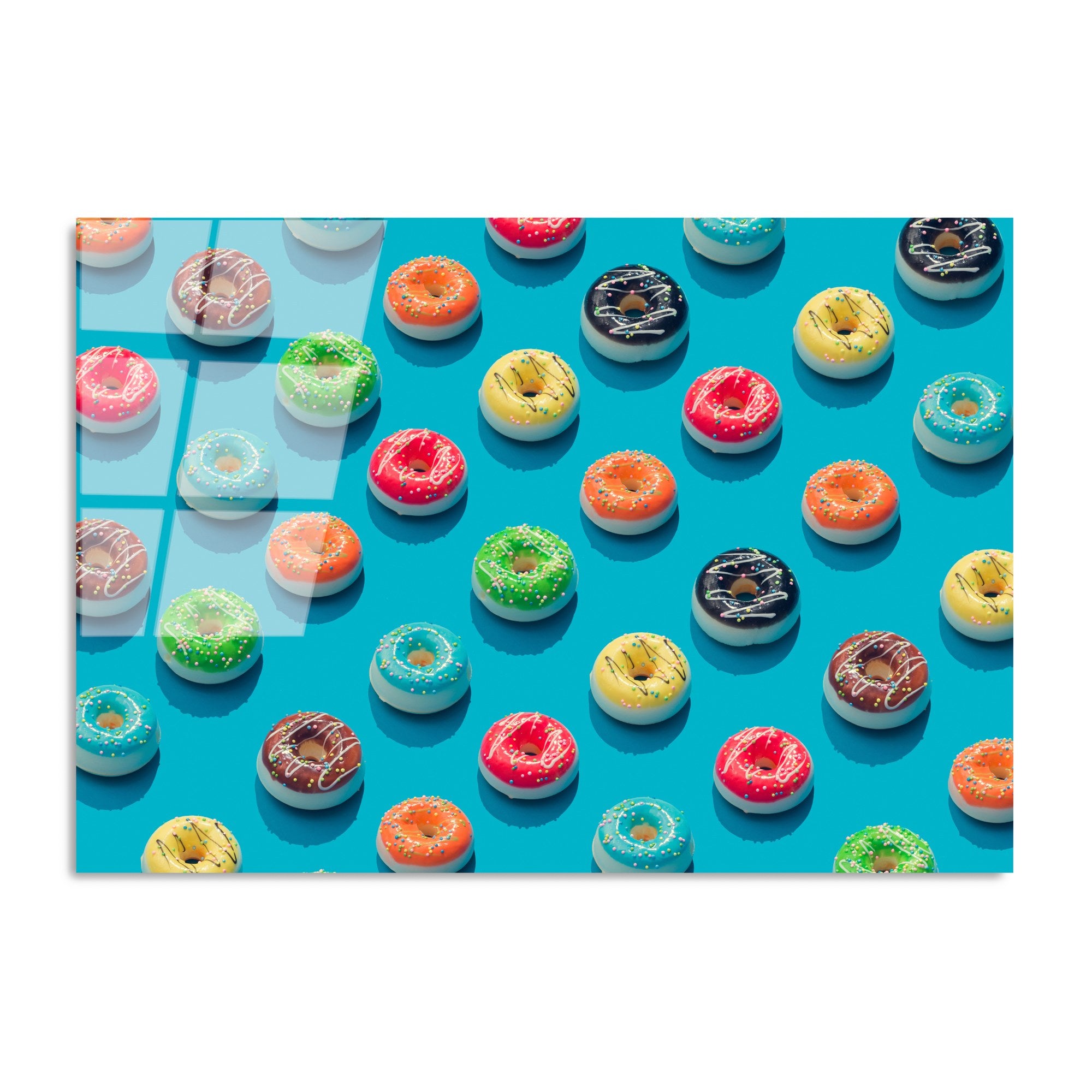 Quadro Decorativo em Vidro Temperado UV-747, Multicor, 70 x 100 cm (4 mm)