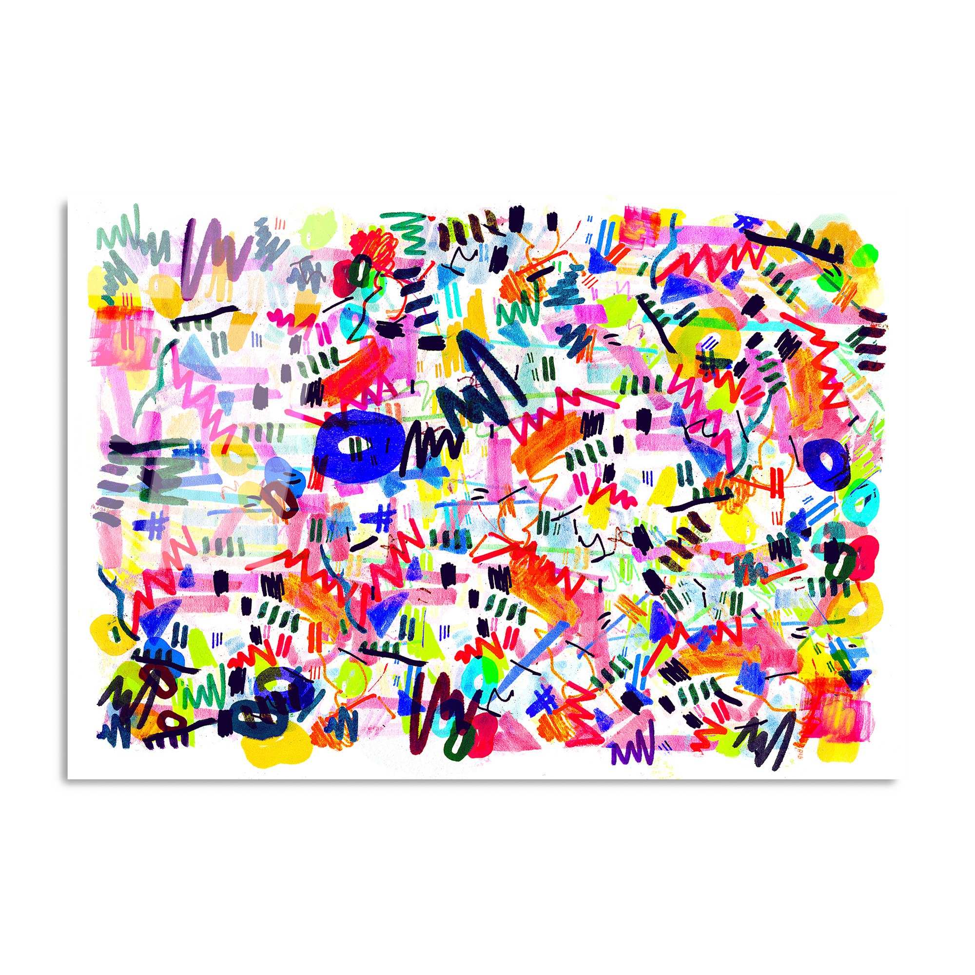 Quadro Decorativo em Vidro Temperado 70 x 100 cm (4 mm) Multicolorido – UV-748 – 123BZM2240