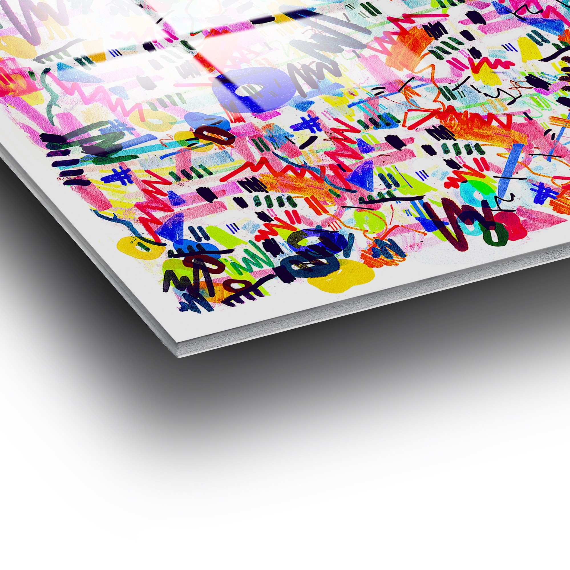 Quadro Decorativo em Vidro Temperado 70 x 100 cm (4 mm) Multicolorido – UV-748 – 123BZM2240