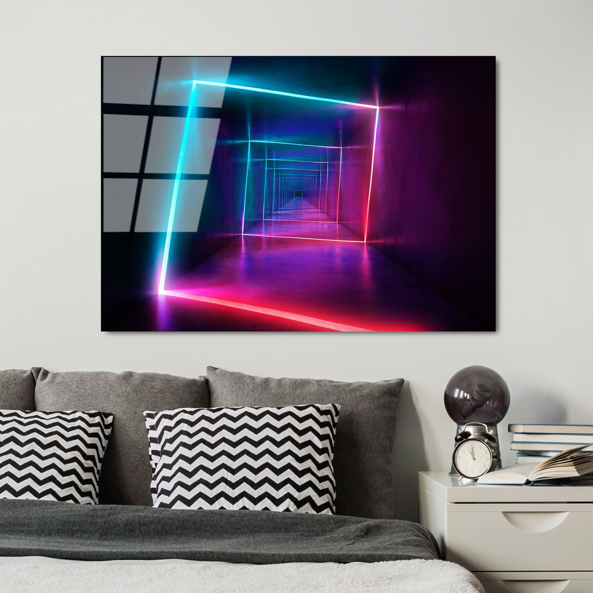 Quadro Decorativo em Vidro Temperado UV-749, Multicolor, 70 x 100 cm, 100% Vidro Temperado (4 mm), 7,609 kg