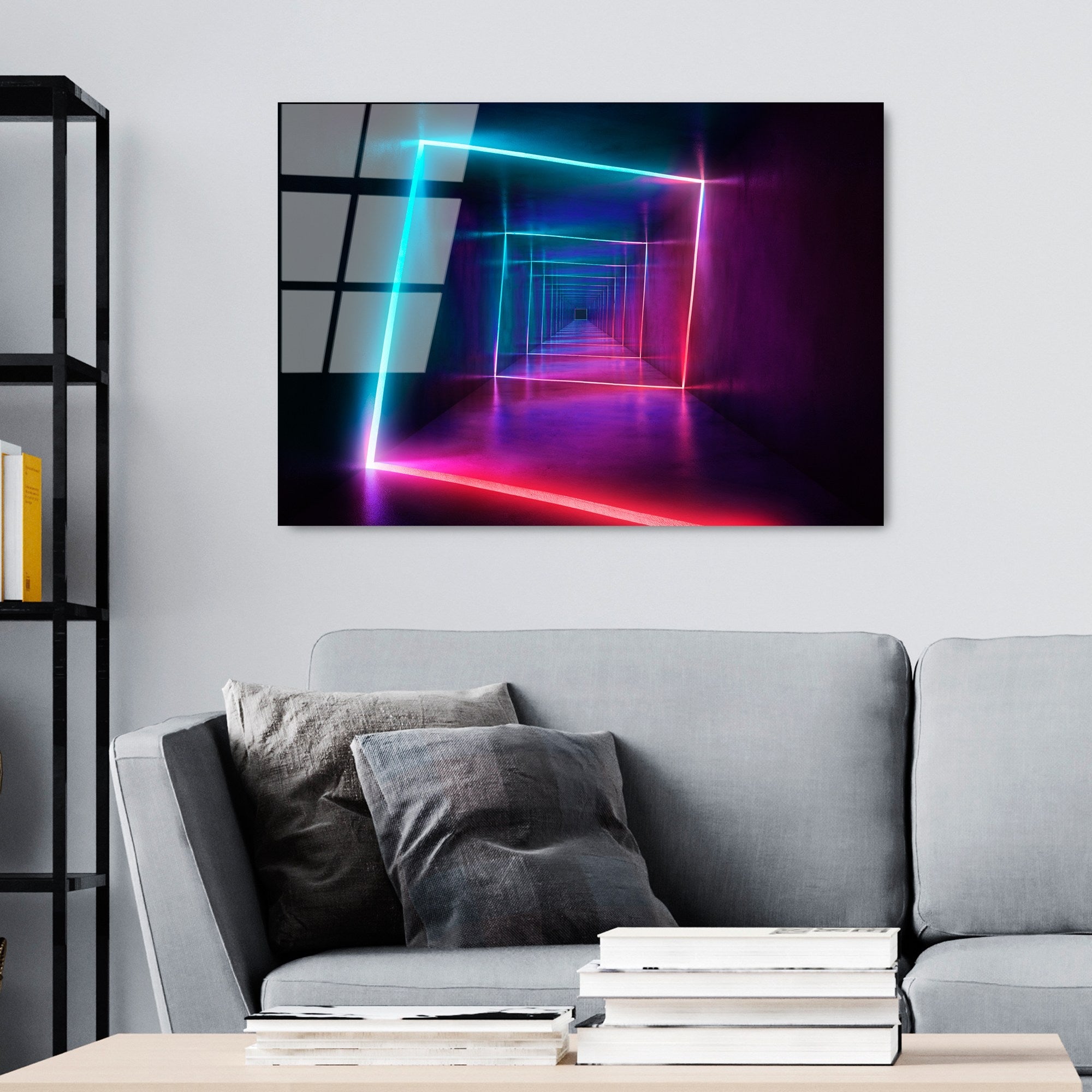 Quadro Decorativo em Vidro Temperado UV-749, Multicolor, 70 x 100 cm, 100% Vidro Temperado (4 mm), 7,609 kg