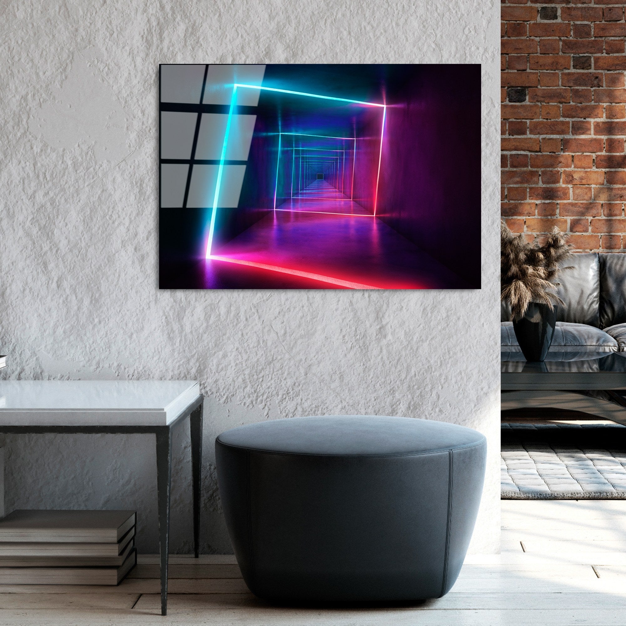 Quadro Decorativo em Vidro Temperado UV-749, Multicolor, 70 x 100 cm, 100% Vidro Temperado (4 mm), 7,609 kg