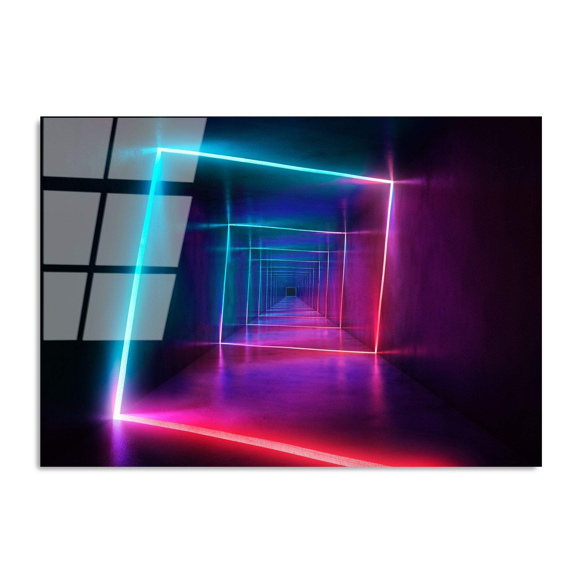 Quadro Decorativo em Vidro Temperado UV-749, Multicolor, 70 x 100 cm, 100% Vidro Temperado (4 mm), 7,609 kg