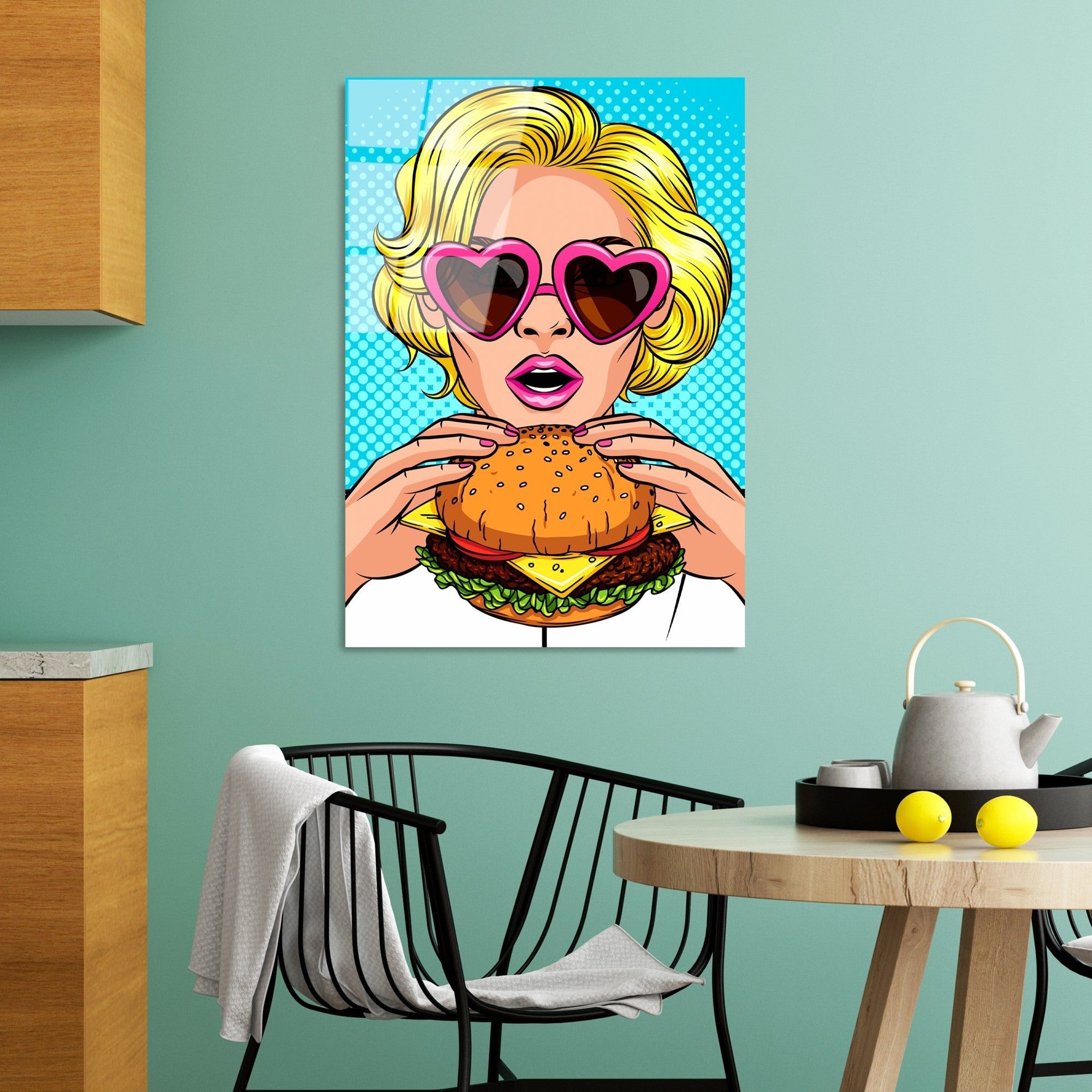 Quadro Decorativo em Vidro Temperado UV-750 (70 x 100 cm), Multicolor – 100% Vidro, 4 mm (Ref. 123BZM2242)