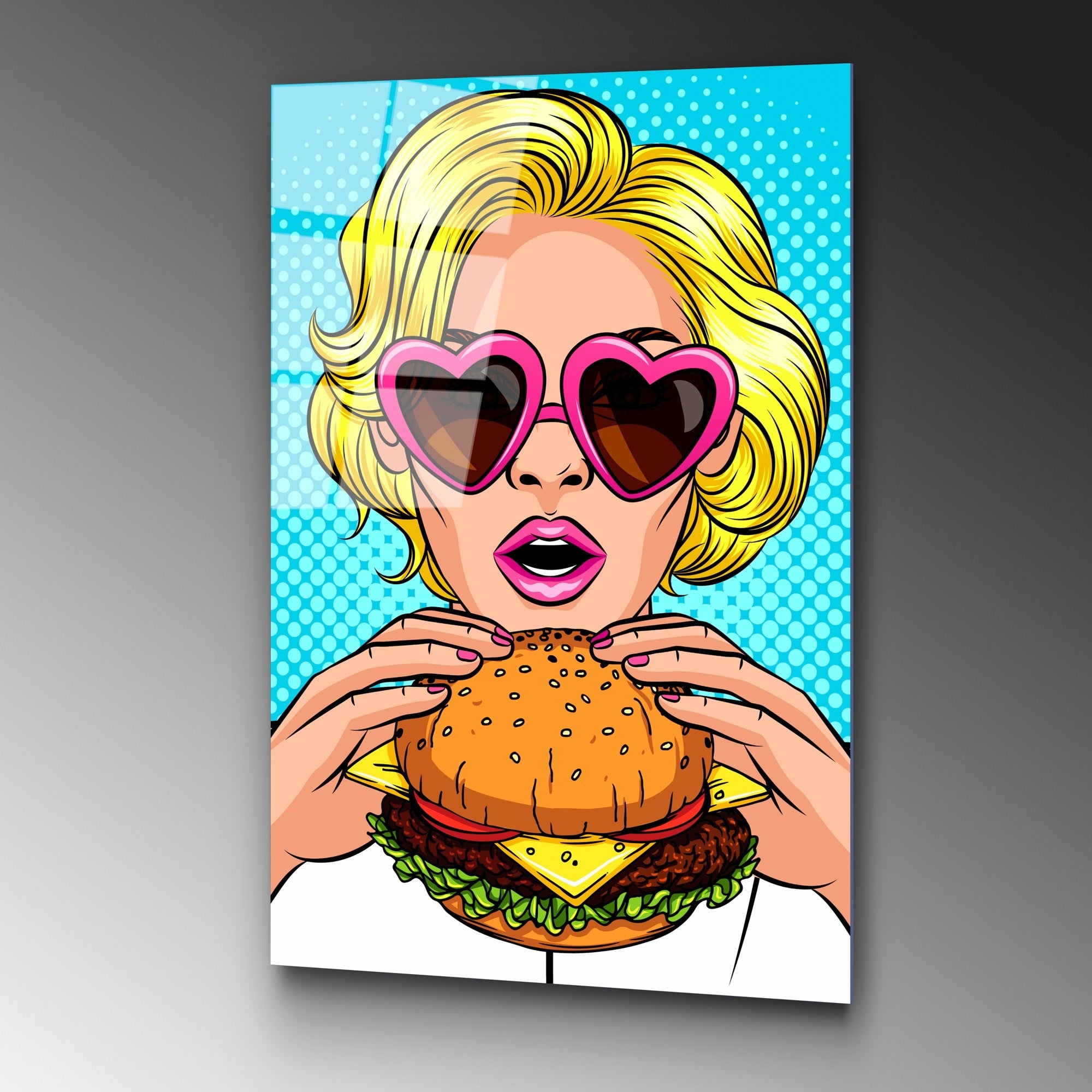 Quadro Decorativo em Vidro Temperado UV-750 (70 x 100 cm), Multicolor – 100% Vidro, 4 mm (Ref. 123BZM2242)