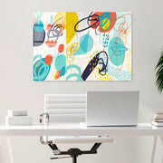 Quadro Decorativo em Vidro Temperado 70 x 100 cm (4 mm) – Multicolor | UV-753