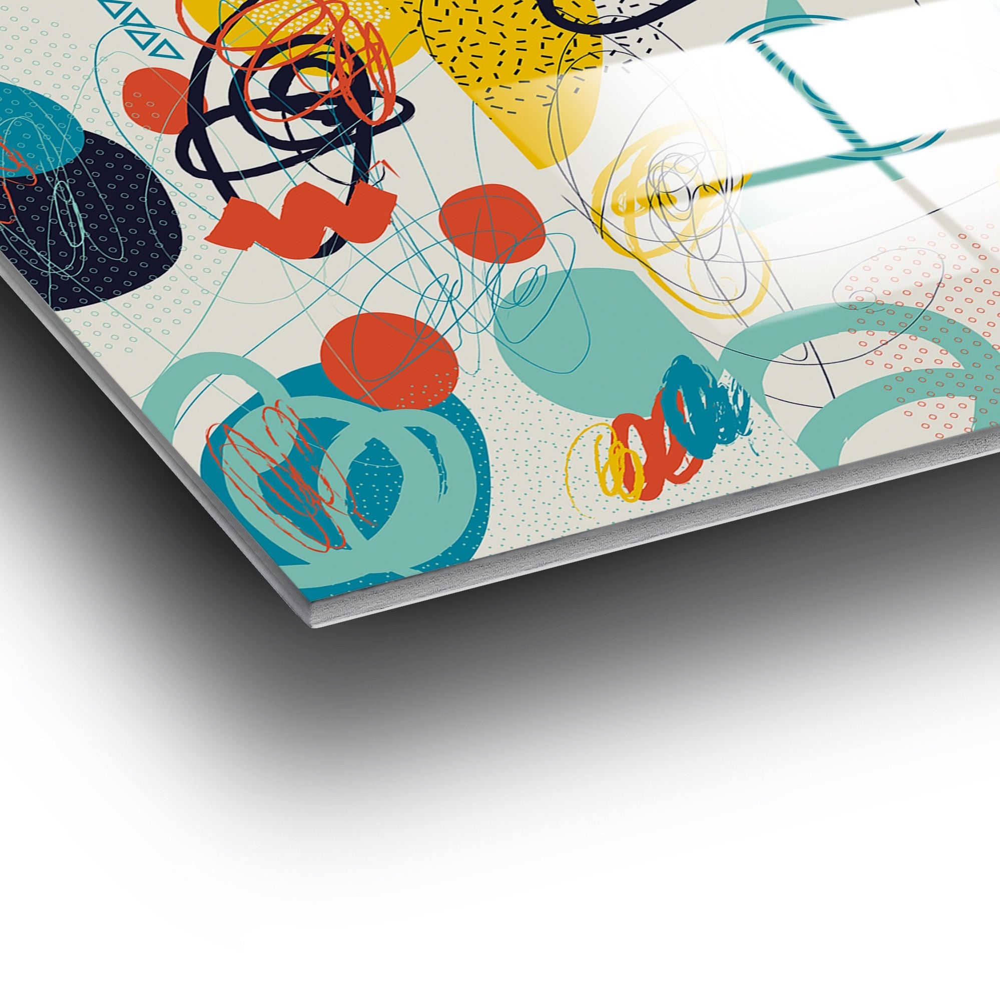 Quadro Decorativo em Vidro Temperado 70 x 100 cm (4 mm) – Multicolor | UV-753