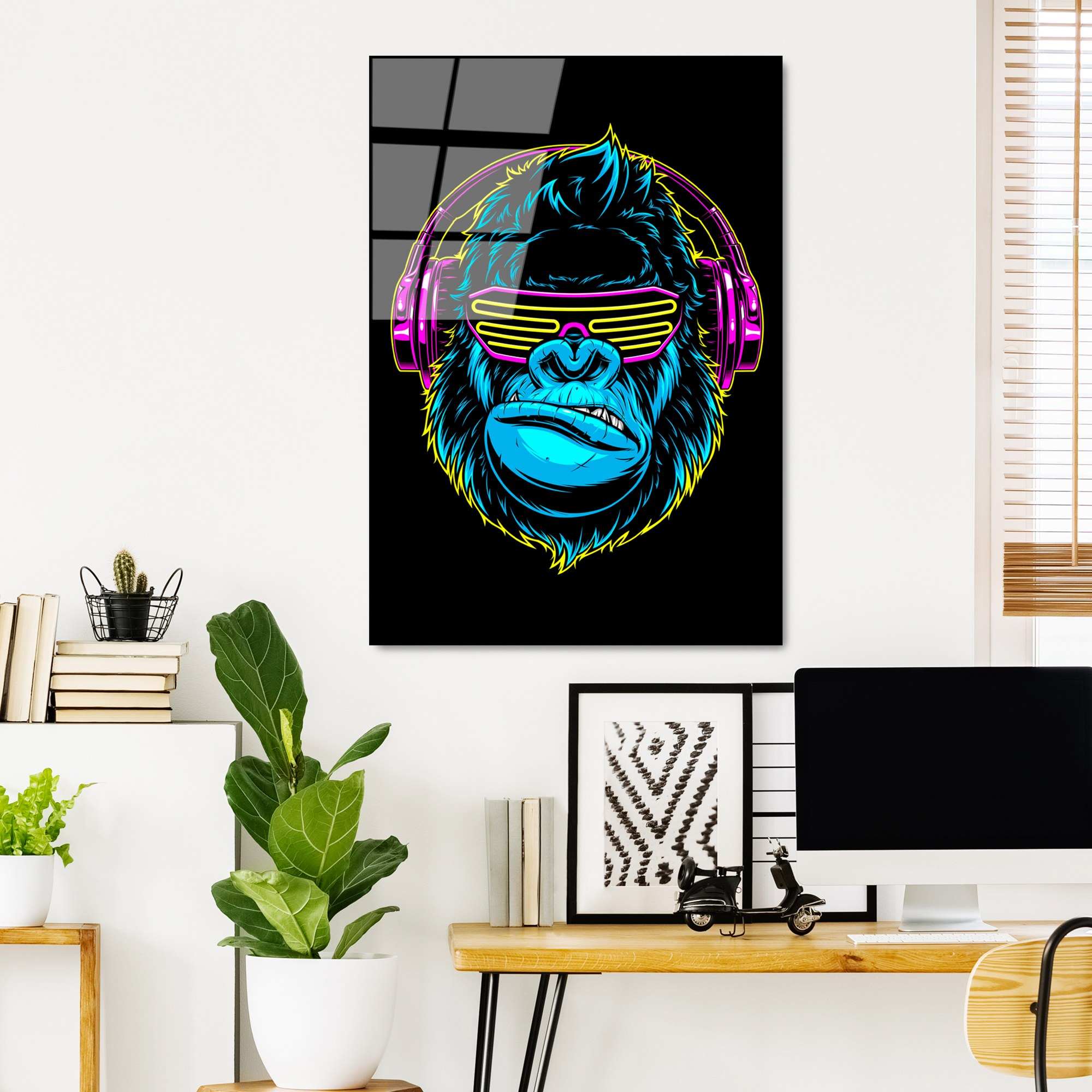 Quadro em Vidro Temperado UV-754 70x100 cm (4 mm) – Multicolor