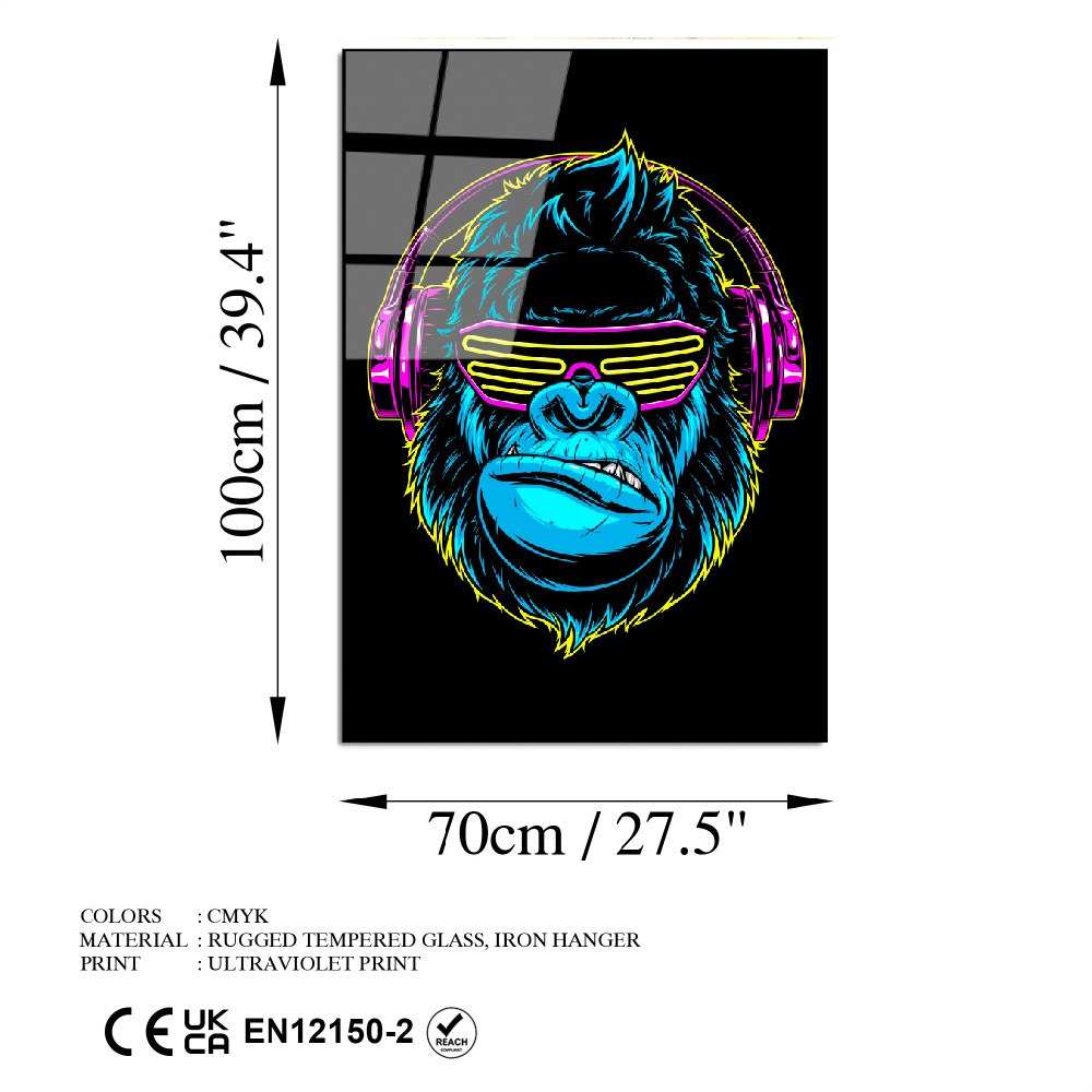 Quadro em Vidro Temperado UV-754 70x100 cm (4 mm) – Multicolor