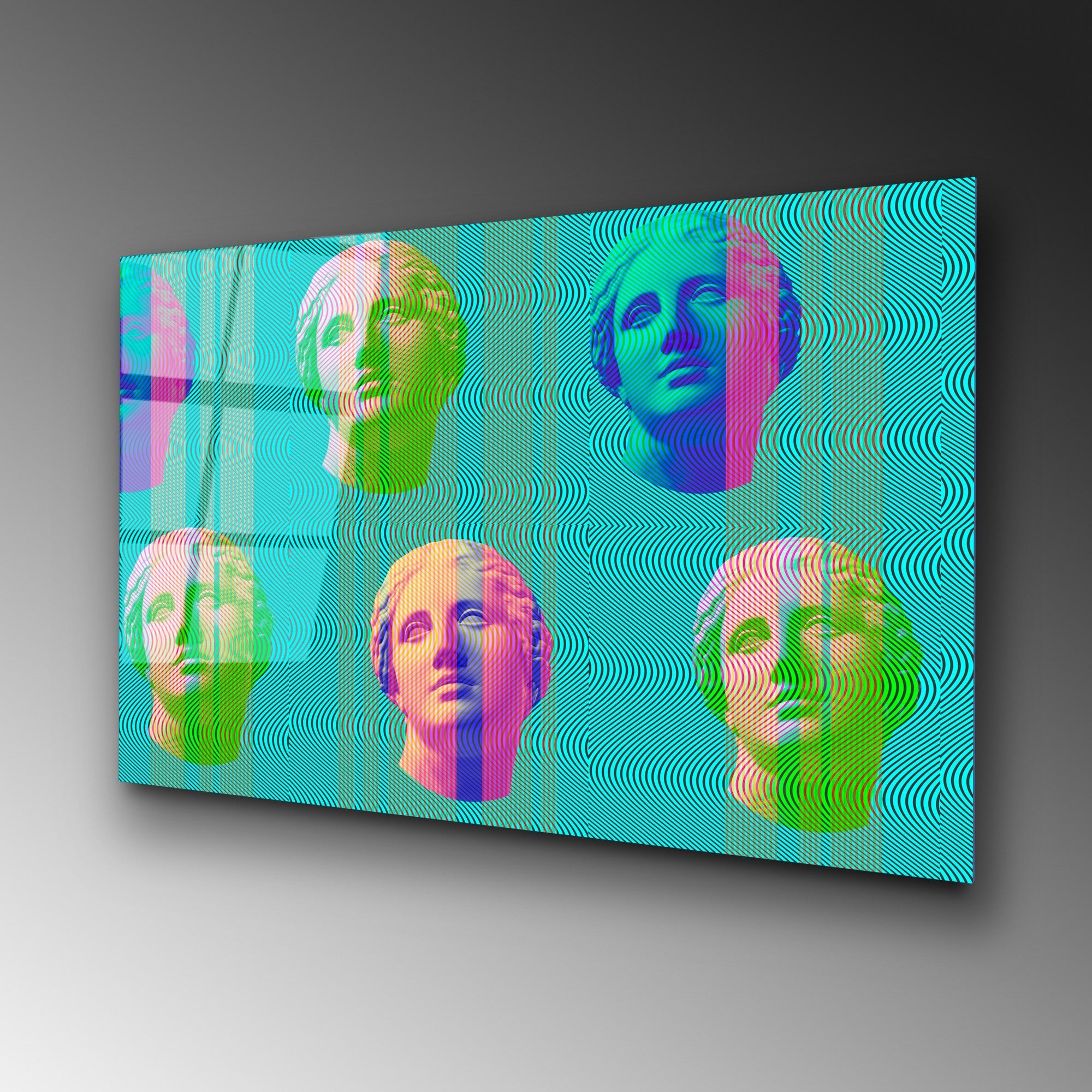 Quadro Decorativo em Vidro Temperado 4 mm Multicolor 70 x 100 cm – UV-756