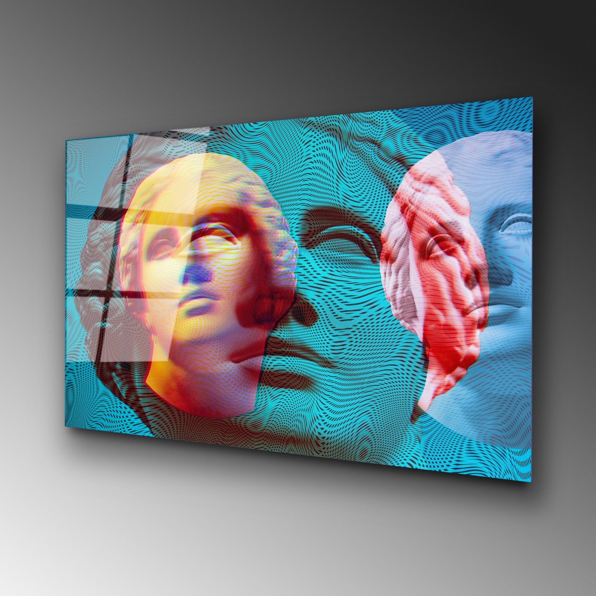 Quadro Decorativo em Vidro Temperado UV-757, Multicolor, 70 x 100 cm (4 mm)