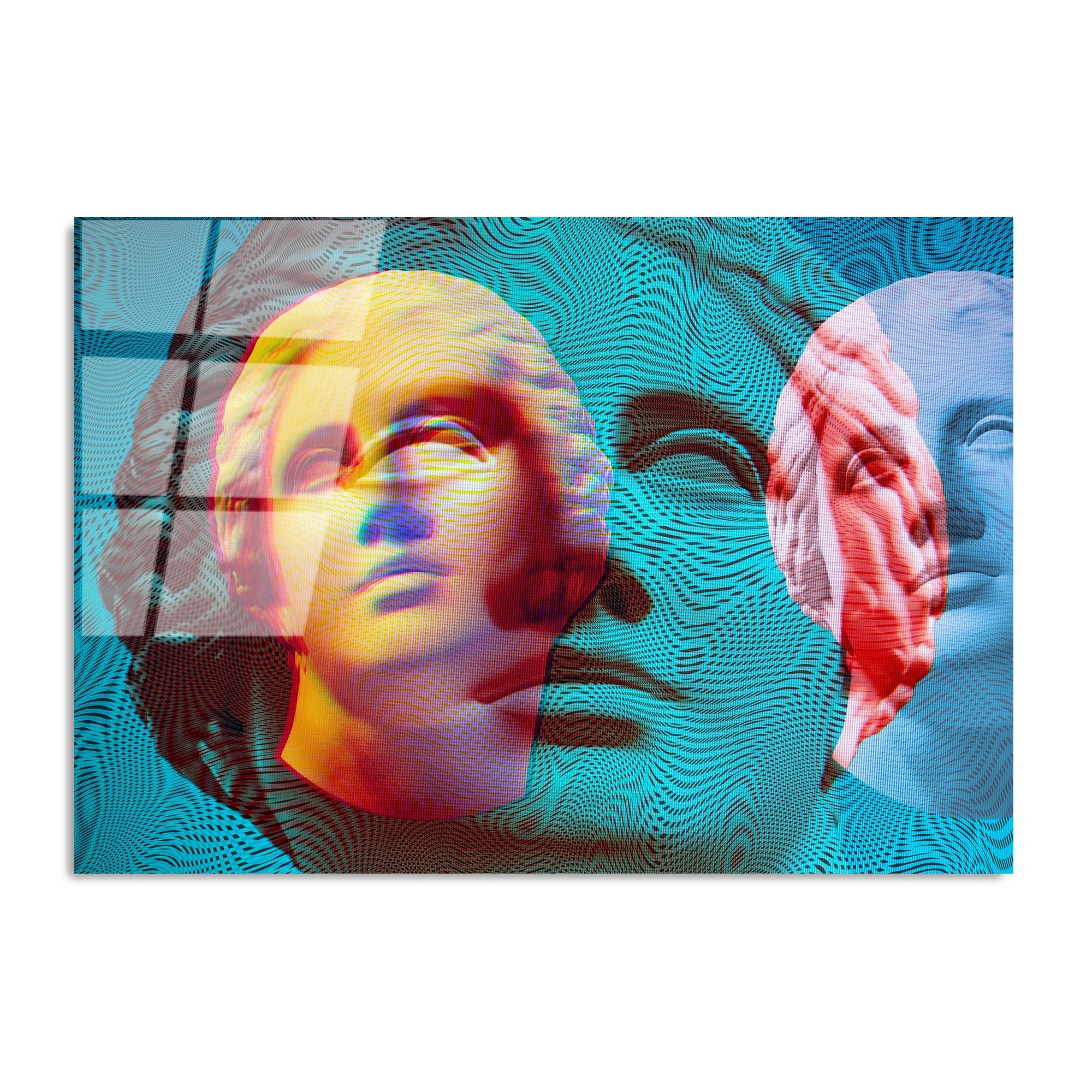 Quadro Decorativo em Vidro Temperado UV-757, Multicolor, 70 x 100 cm (4 mm)