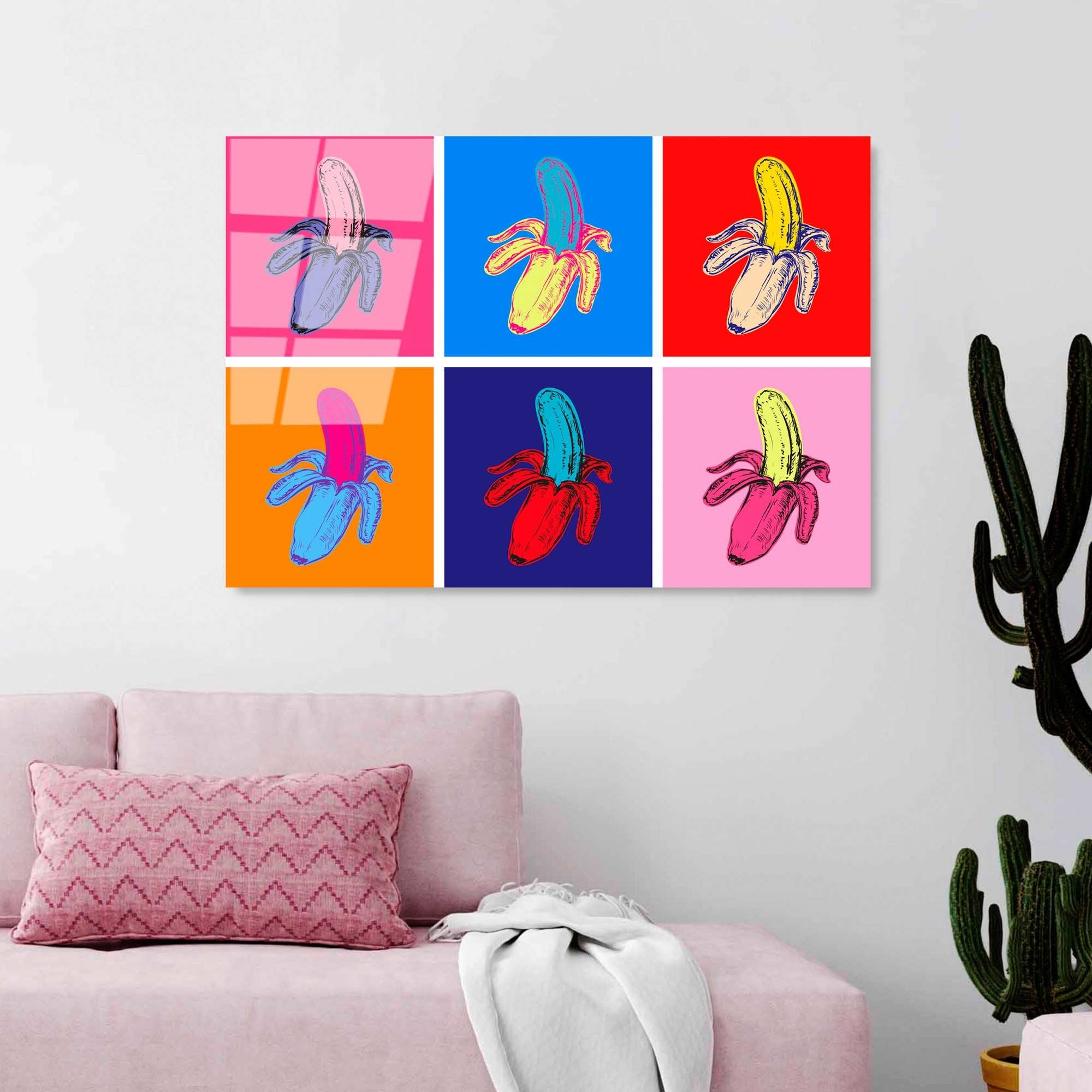 Quadro Decorativo em Vidro Temperado 100% UV-758, Multicolor, 70 x 100 cm (4 mm)