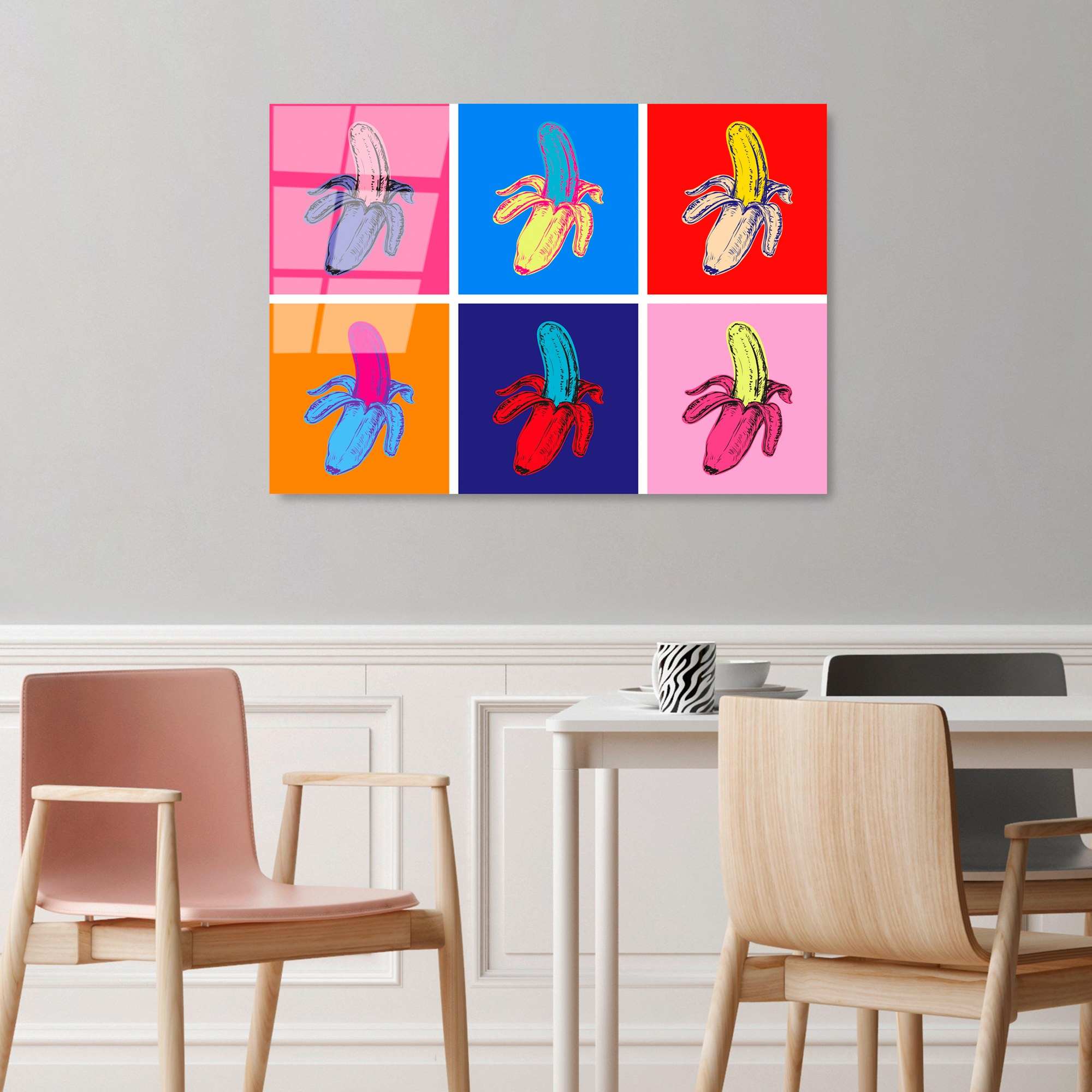 Quadro Decorativo em Vidro Temperado 100% UV-758, Multicolor, 70 x 100 cm (4 mm)