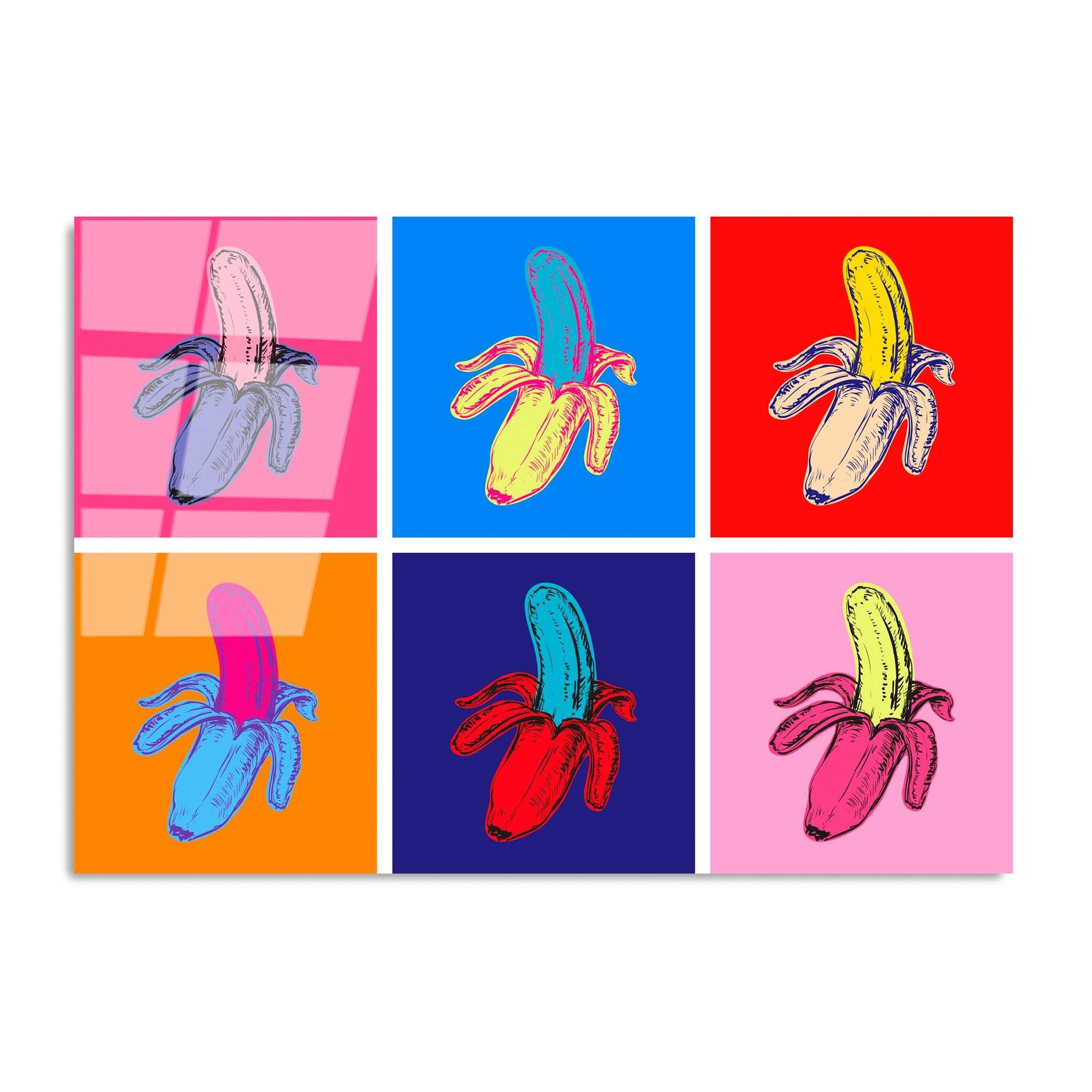 Quadro Decorativo em Vidro Temperado 100% UV-758, Multicolor, 70 x 100 cm (4 mm)