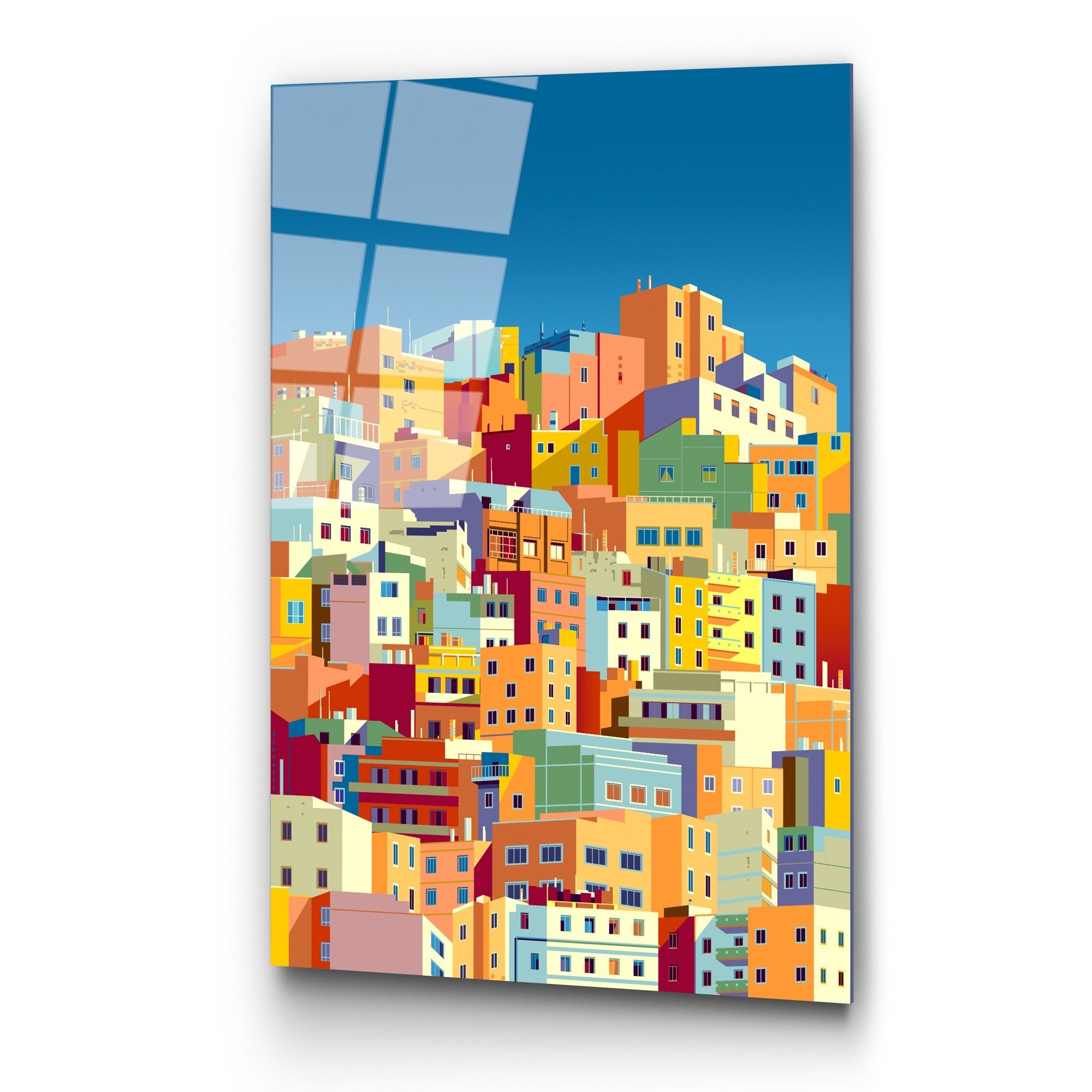 Quadro Decorativo em Vidro Temperado 70 x 100 cm (4 mm) Multicolorido – UV-759