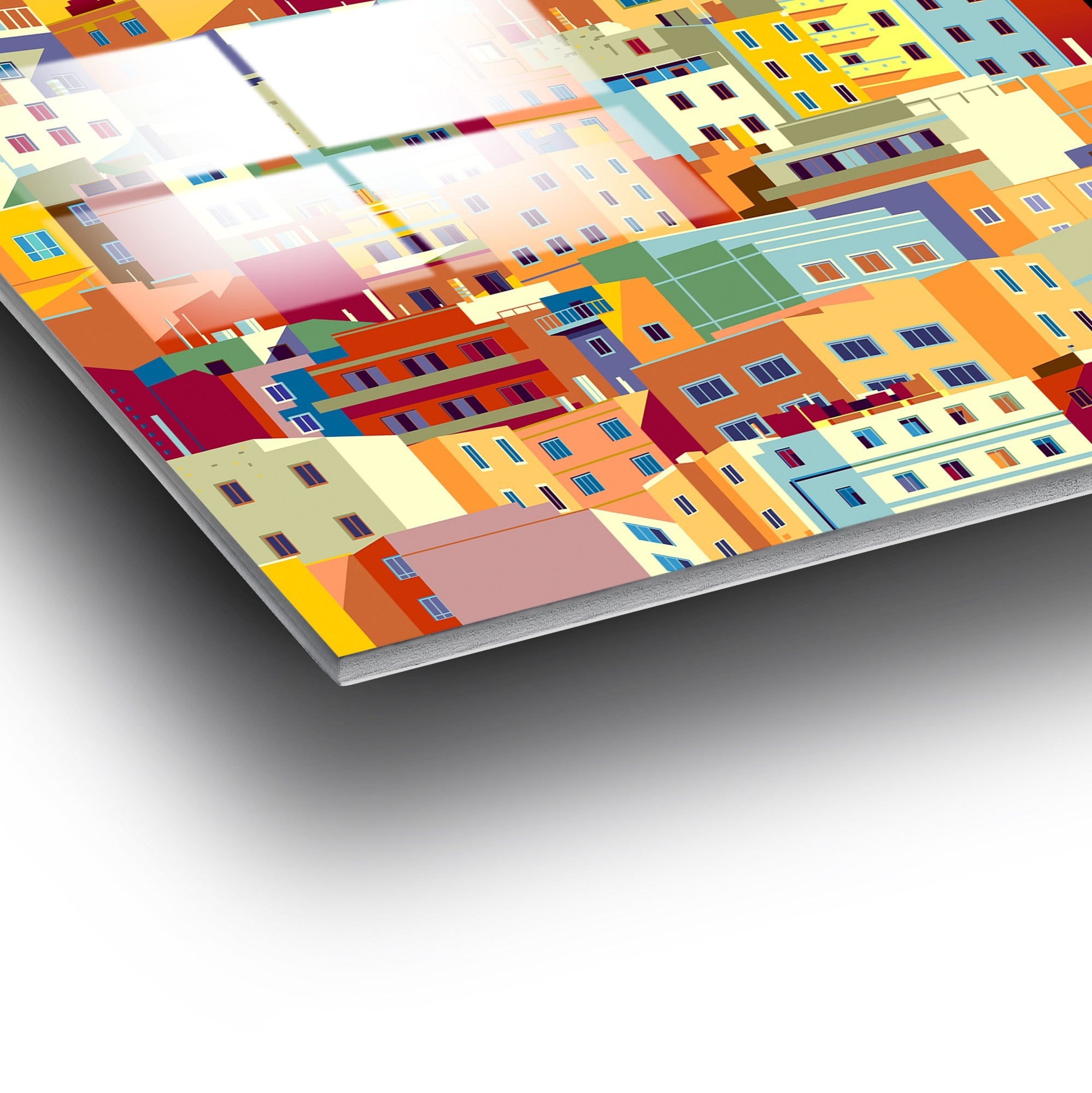 Quadro Decorativo em Vidro Temperado 70 x 100 cm (4 mm) Multicolorido – UV-759