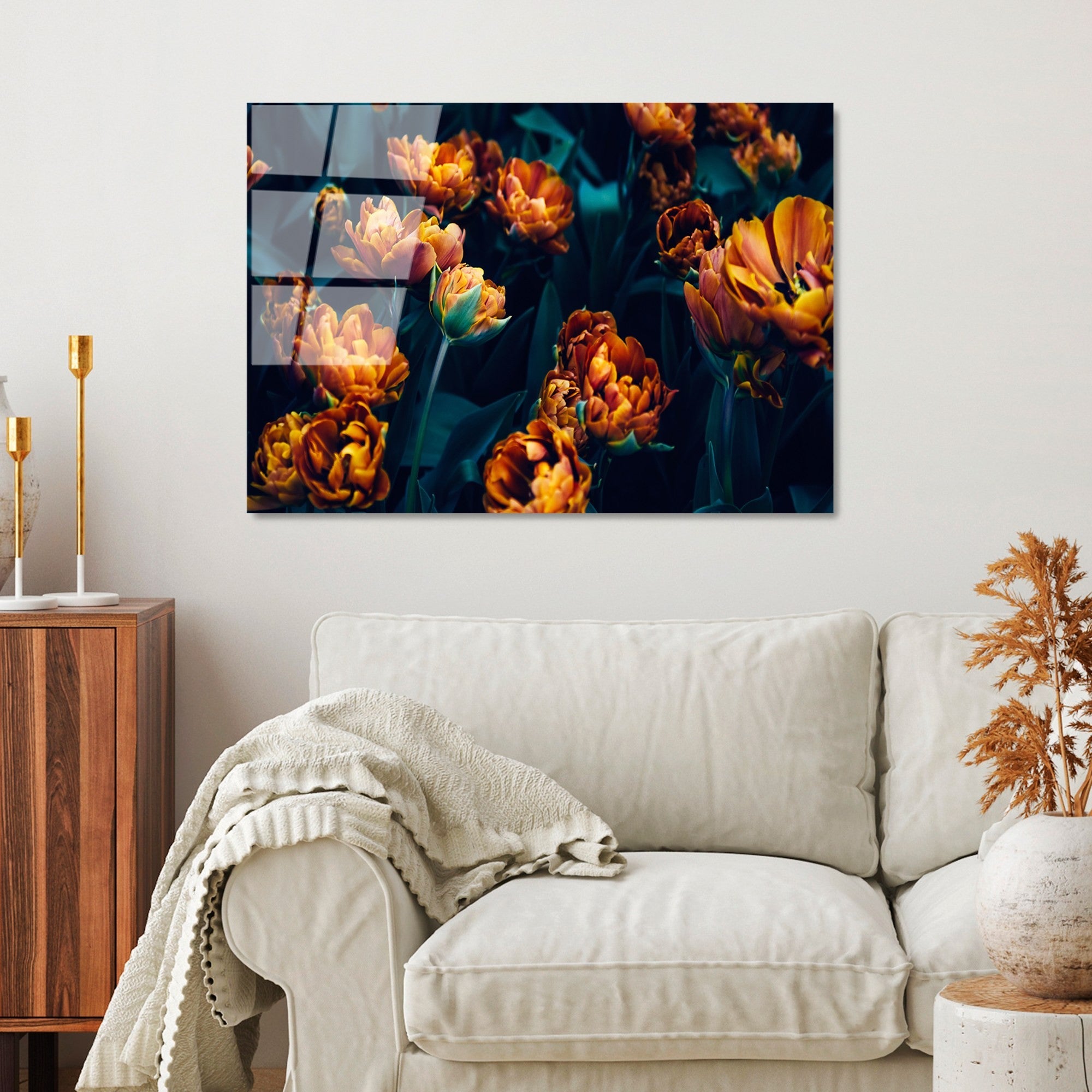 Quadro Decorativo em Vidro Temperado UV-760, Multicolor, 70 x 100 cm, 4 mm