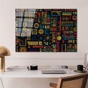 Quadro Decorativo em Vidro Temperado Multicolor UV-761 70 x 100 cm 4 mm