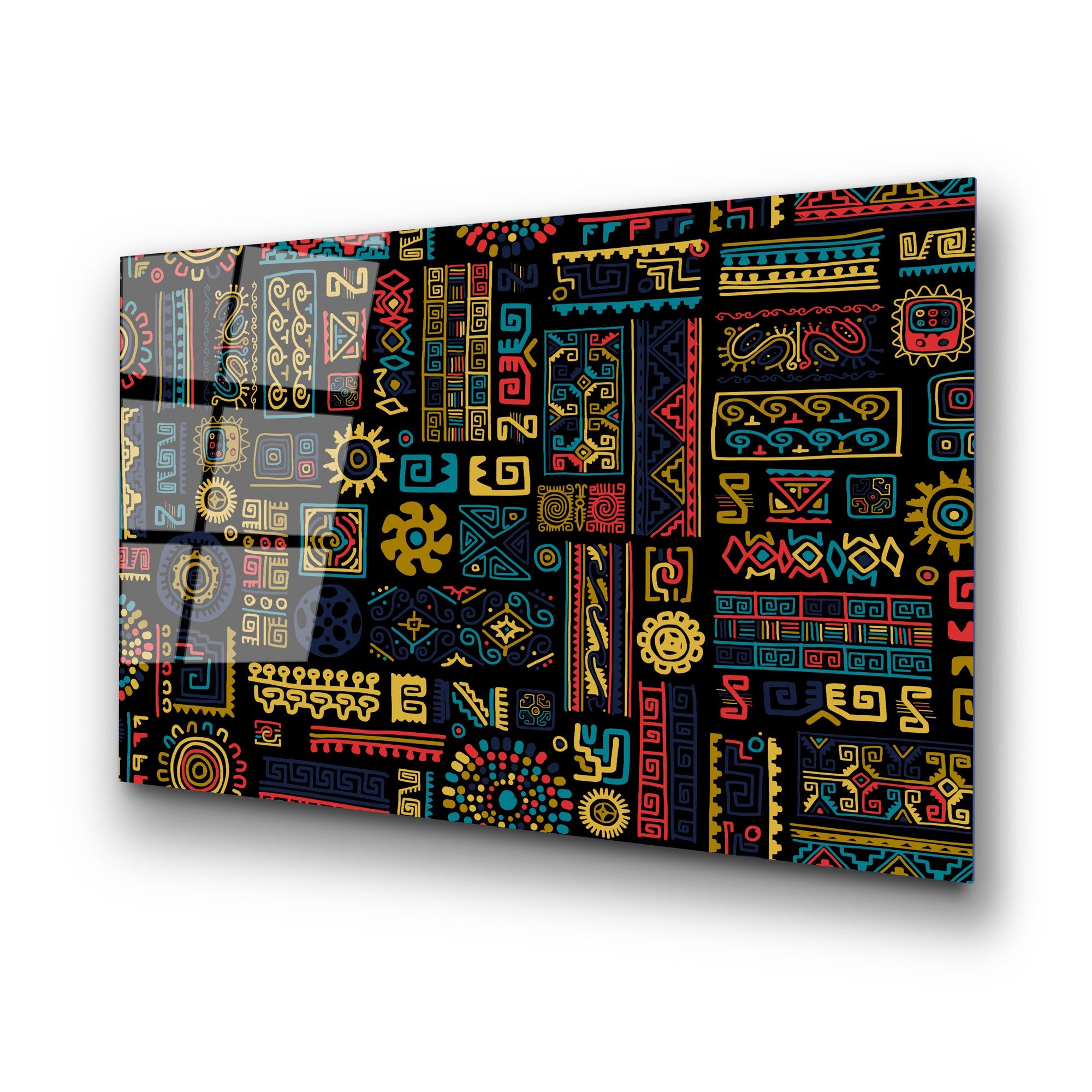 Quadro Decorativo em Vidro Temperado Multicolor UV-761 70 x 100 cm 4 mm