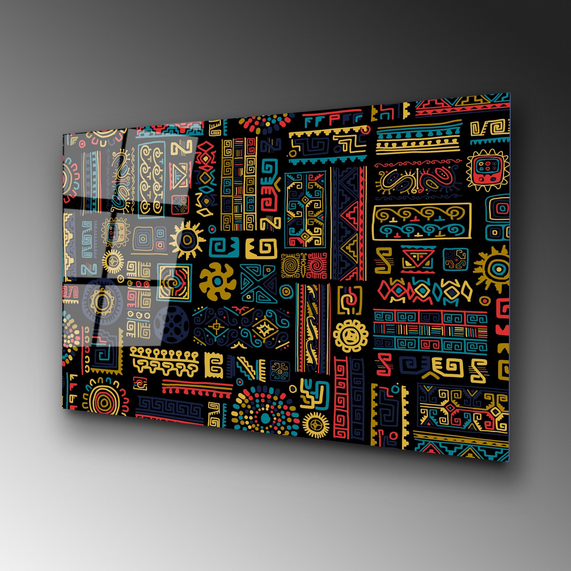 Quadro Decorativo em Vidro Temperado Multicolor UV-761 70 x 100 cm 4 mm