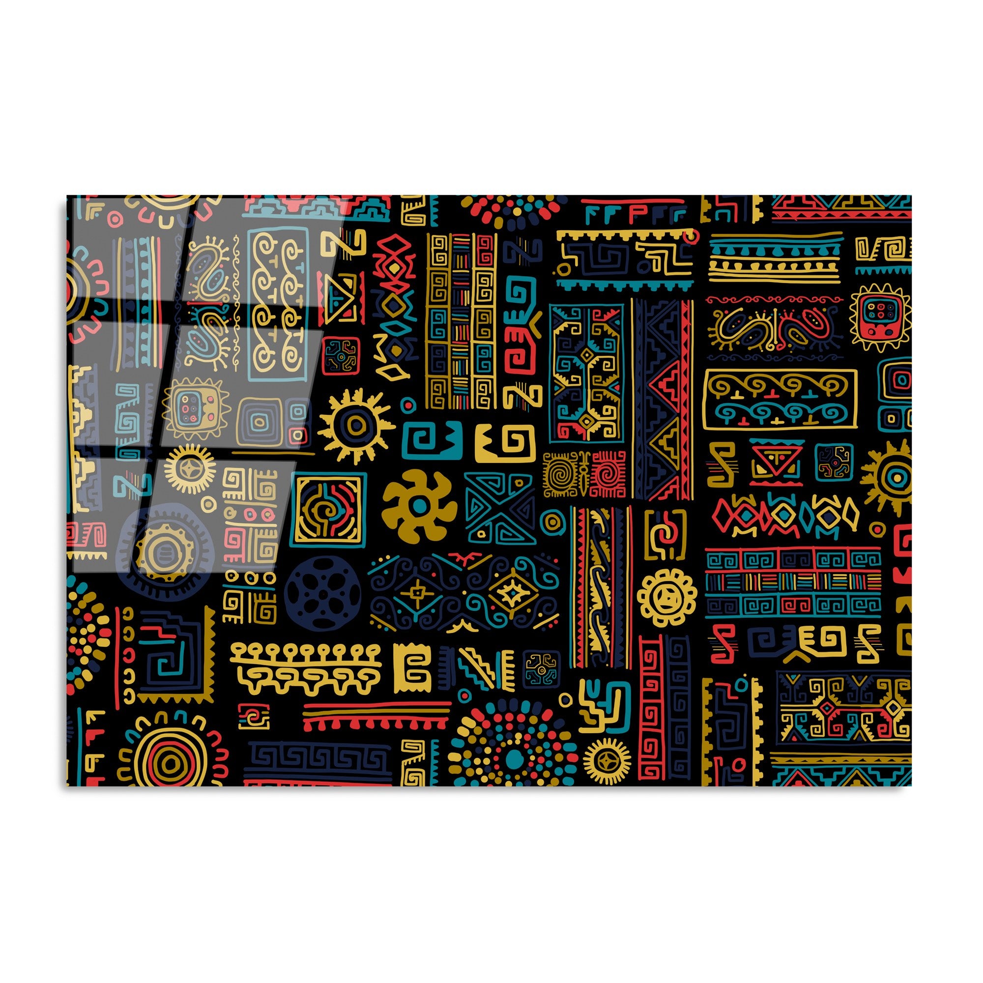 Quadro Decorativo em Vidro Temperado Multicolor UV-761 70 x 100 cm 4 mm