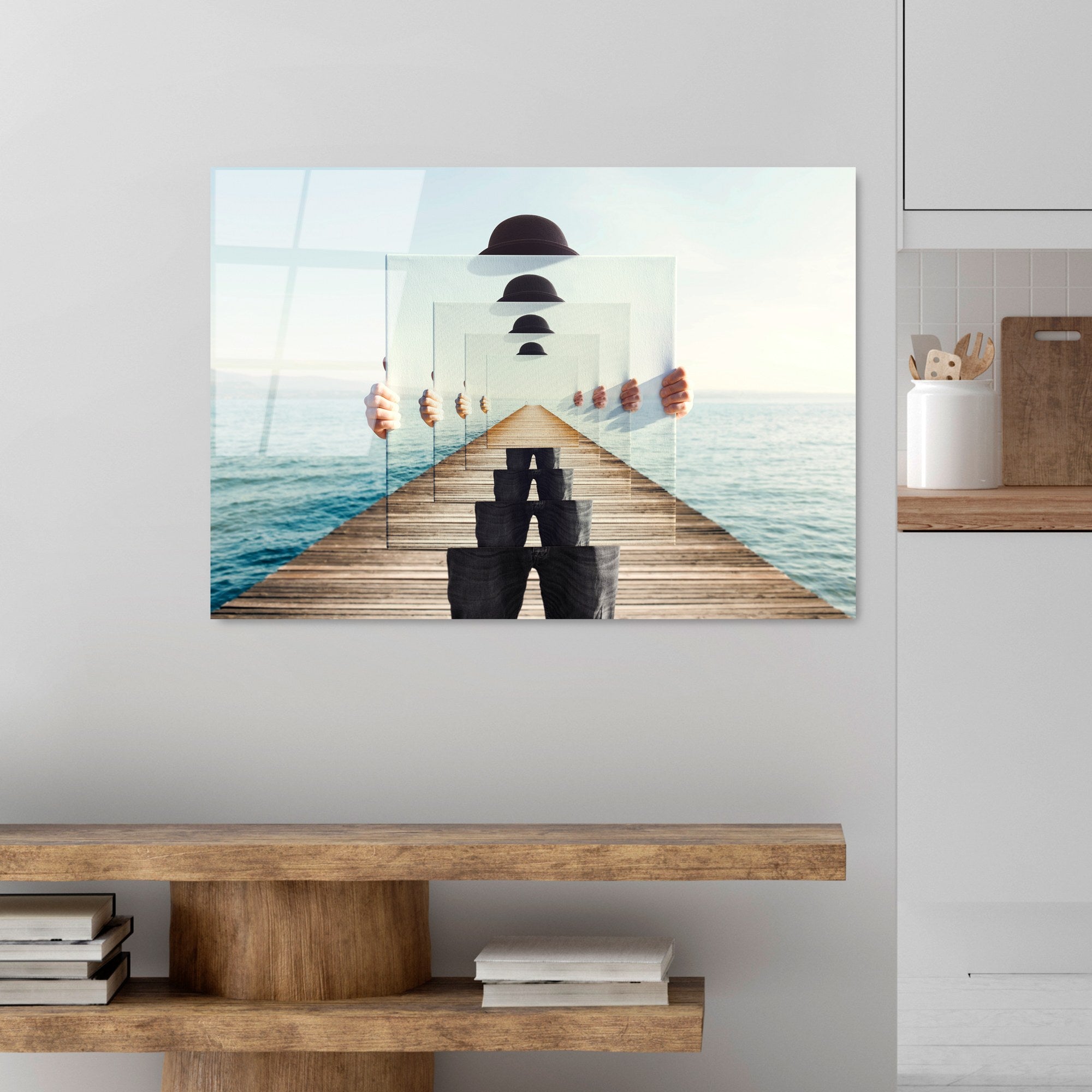 Quadro Decorativo em Vidro Temperado UV-762, 70 x 100 cm, Multicolorido, 4 mm, 7,609 kg