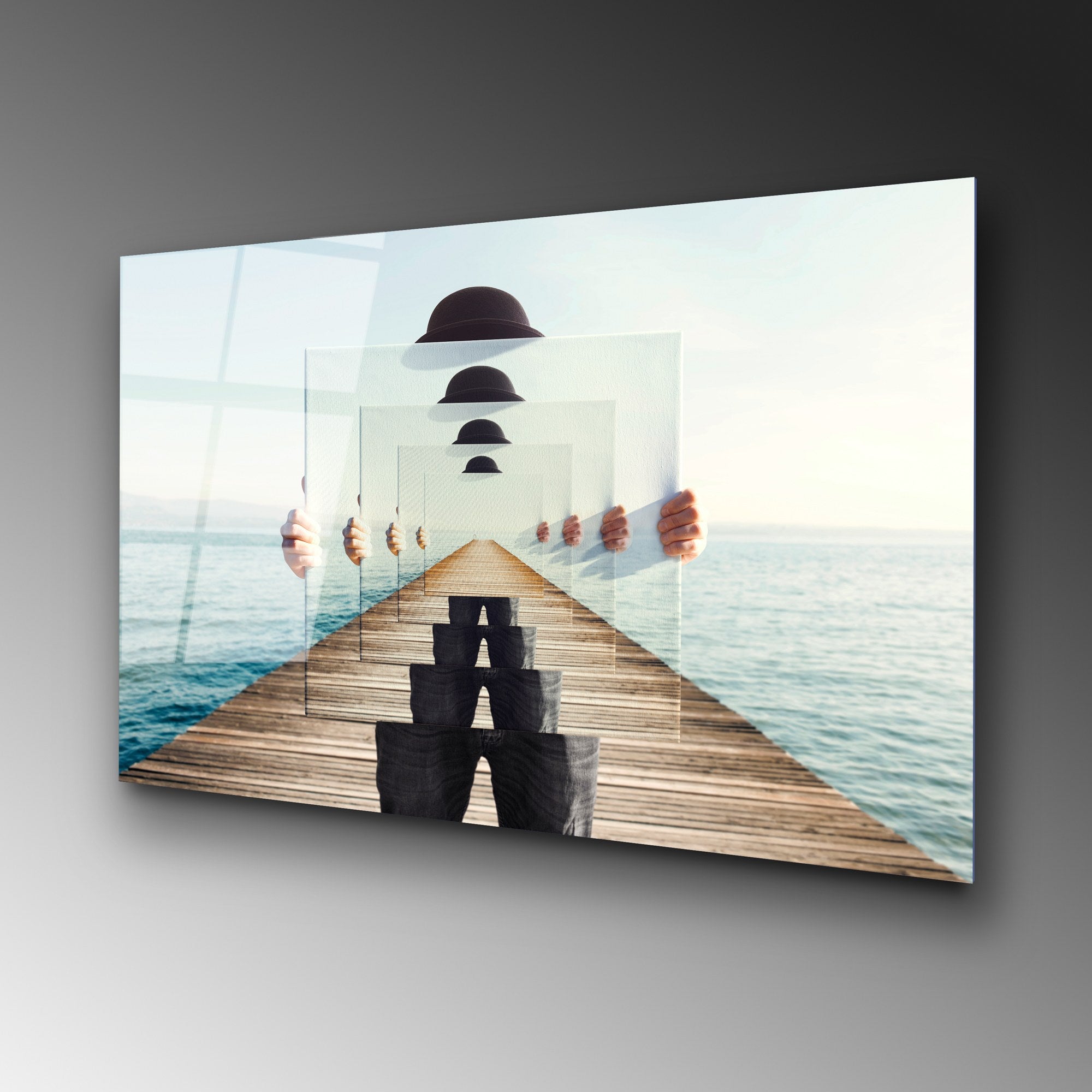 Quadro Decorativo em Vidro Temperado UV-762, 70 x 100 cm, Multicolorido, 4 mm, 7,609 kg