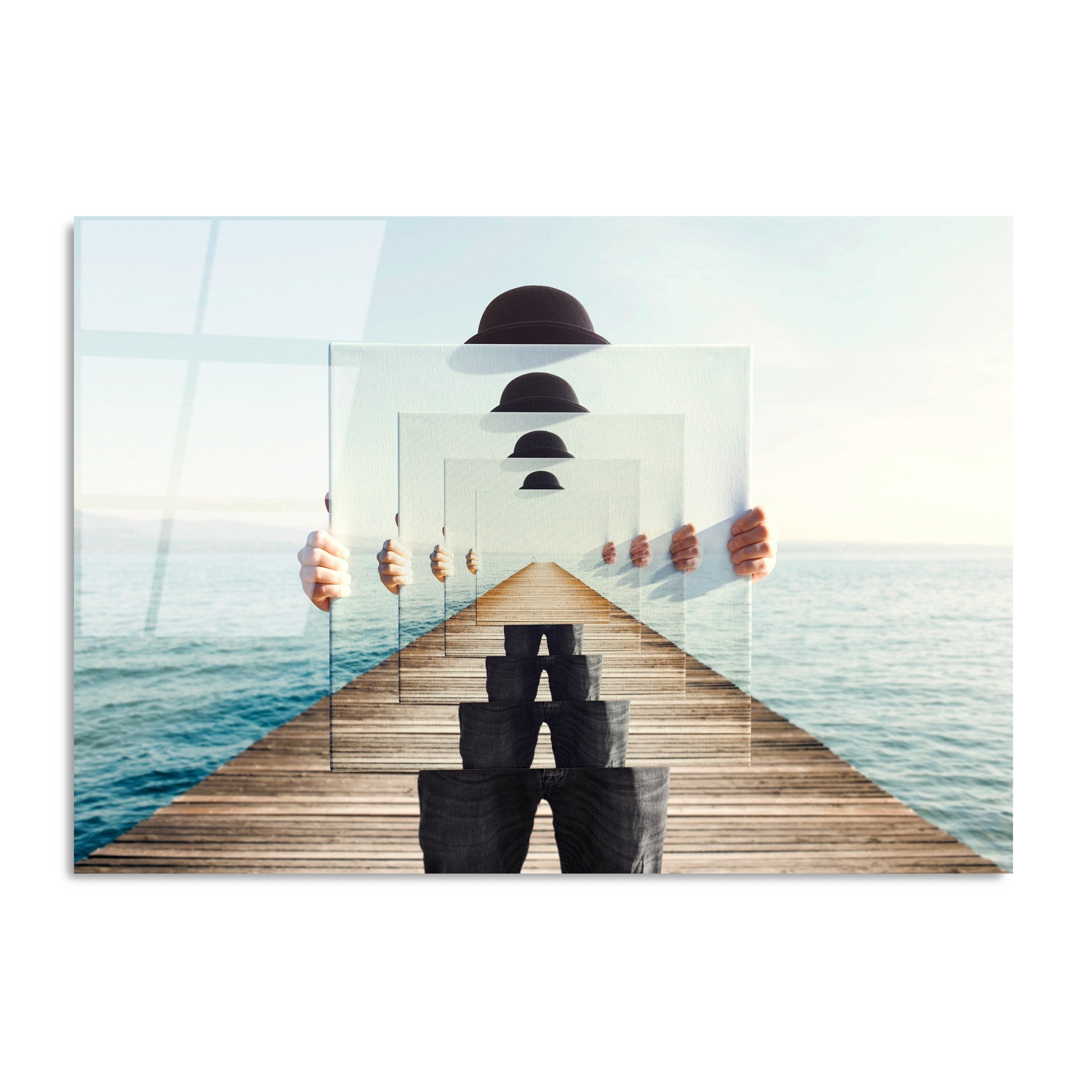 Quadro Decorativo em Vidro Temperado UV-762, 70 x 100 cm, Multicolorido, 4 mm, 7,609 kg