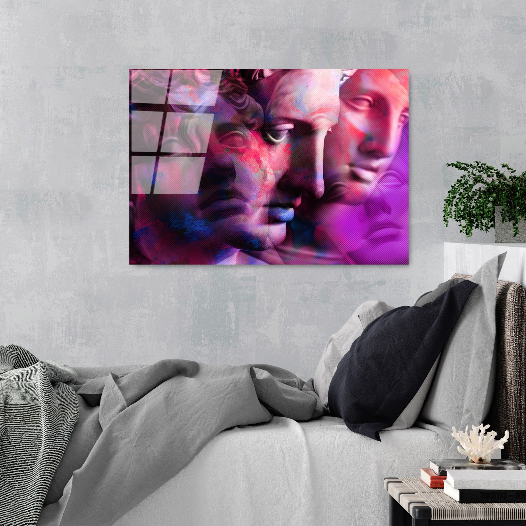 Quadro Decorativo em Vidro Temperado 70 x 100 cm (4 mm) – Multicolorido | UV-763 | Ref. 123BZM2255