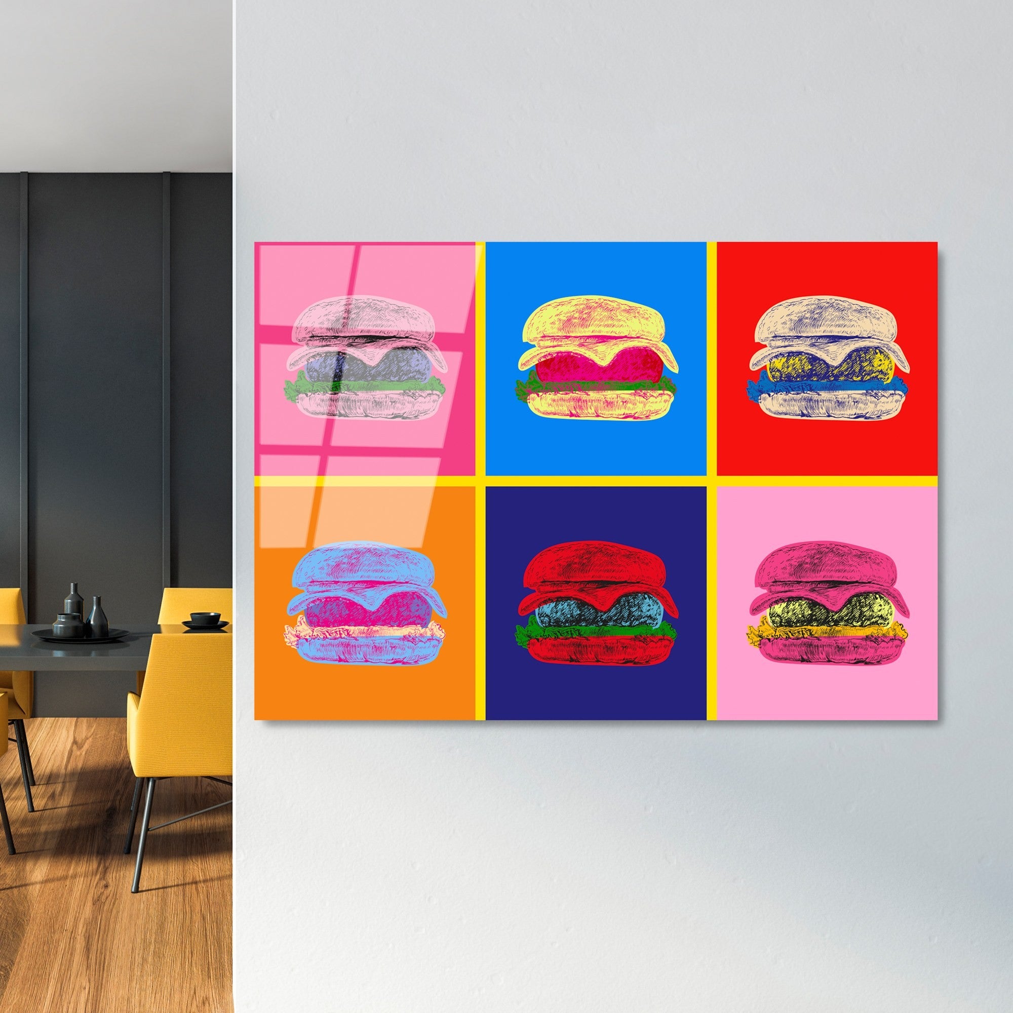 Quadro Decorativo em Vidro Temperado Multicolor 70 x 100 cm (4 mm) | UV-765 | 123BZM2257