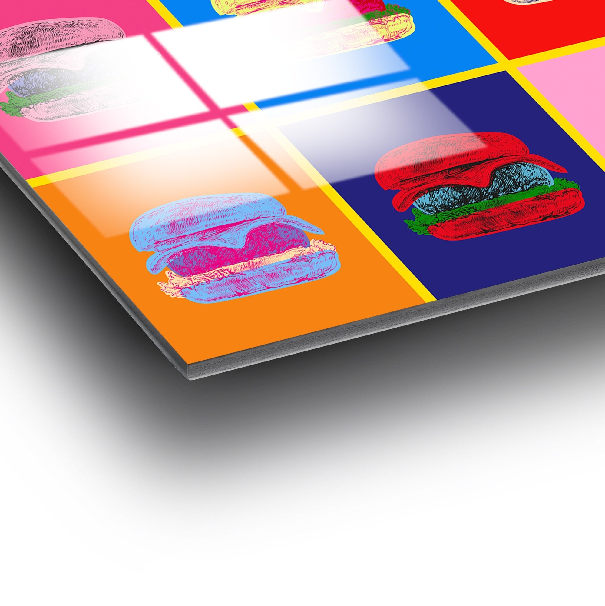 Quadro Decorativo em Vidro Temperado Multicolor 70 x 100 cm (4 mm) | UV-765 | 123BZM2257