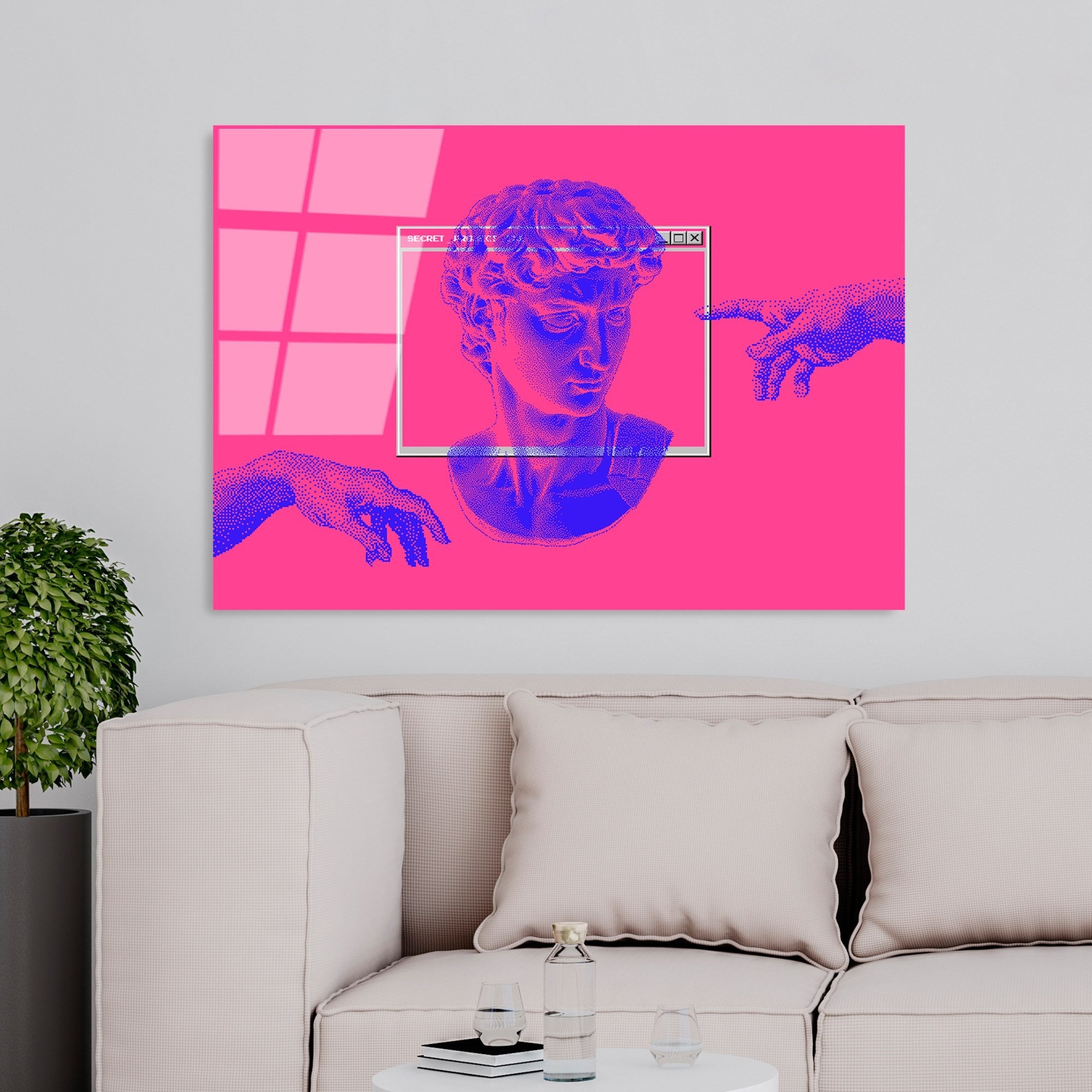 Quadro Decorativo em Vidro Temperado UV-766, 70 x 100 cm, Multicolor, 4 mm (123BZM2258)