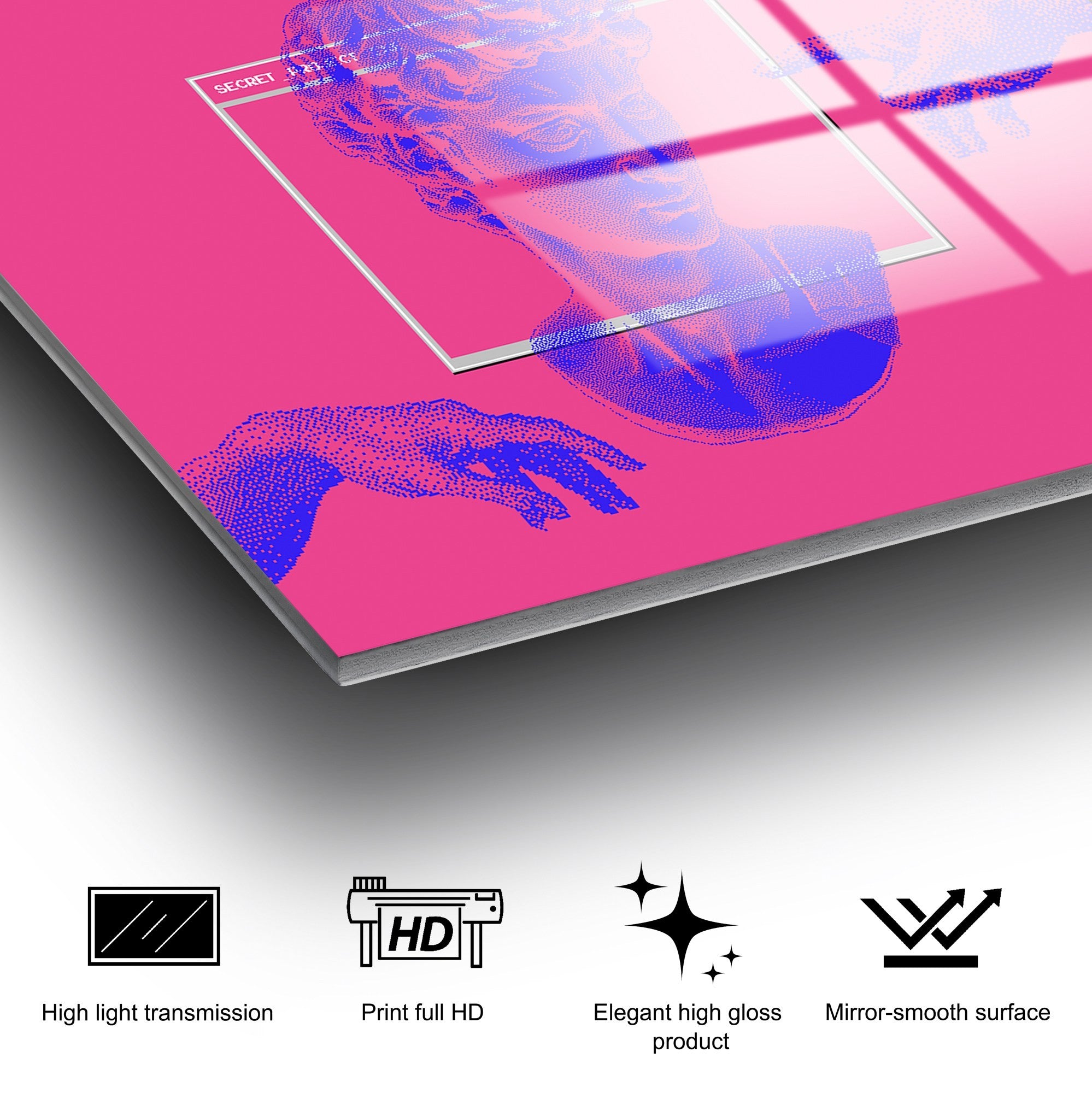 Quadro Decorativo em Vidro Temperado UV-766, 70 x 100 cm, Multicolor, 4 mm (123BZM2258)