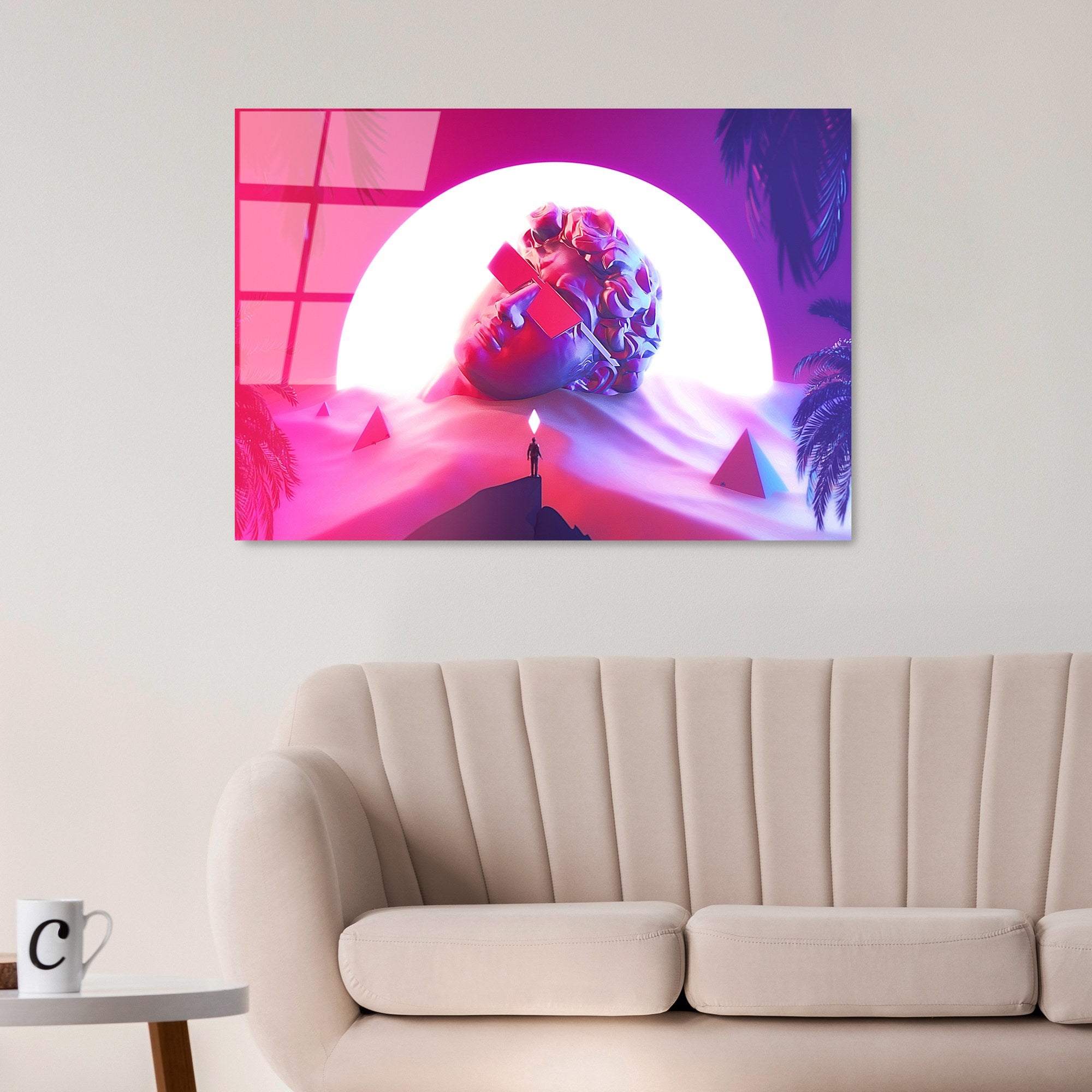 Quadro Decorativo em Vidro Temperado 70x100 cm – Multicolor | UV-768 (123BZM2260)