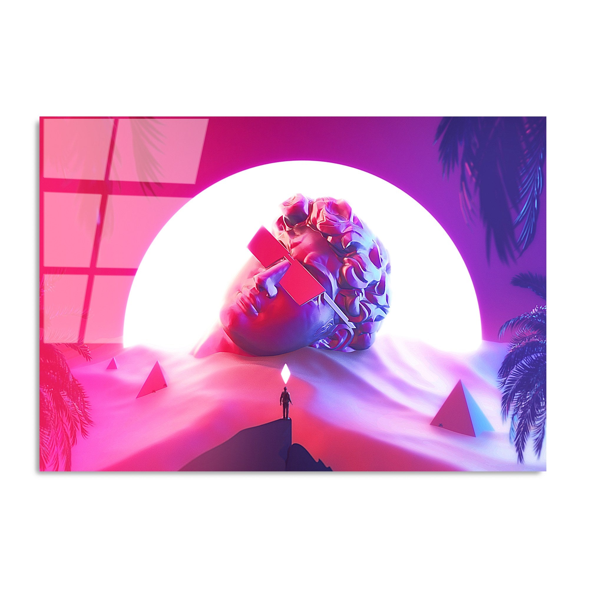 Quadro Decorativo em Vidro Temperado 70x100 cm – Multicolor | UV-768 (123BZM2260)