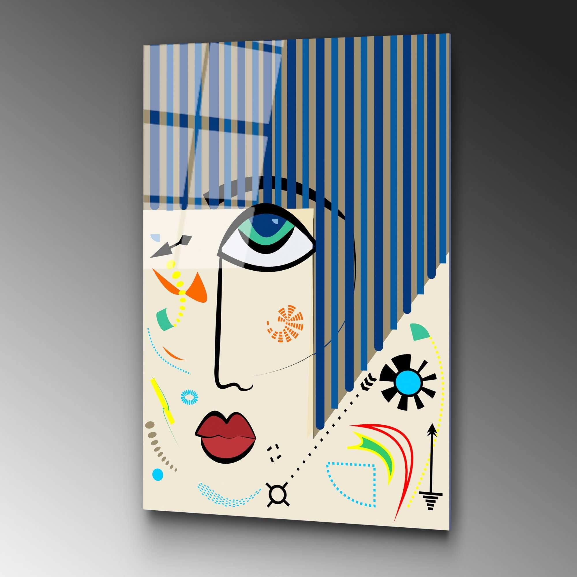 Quadro Decorativo em Vidro Temperado UV-771, 70 x 100 cm, Multicolorido, 4 mm (100% Vidro Temperado)