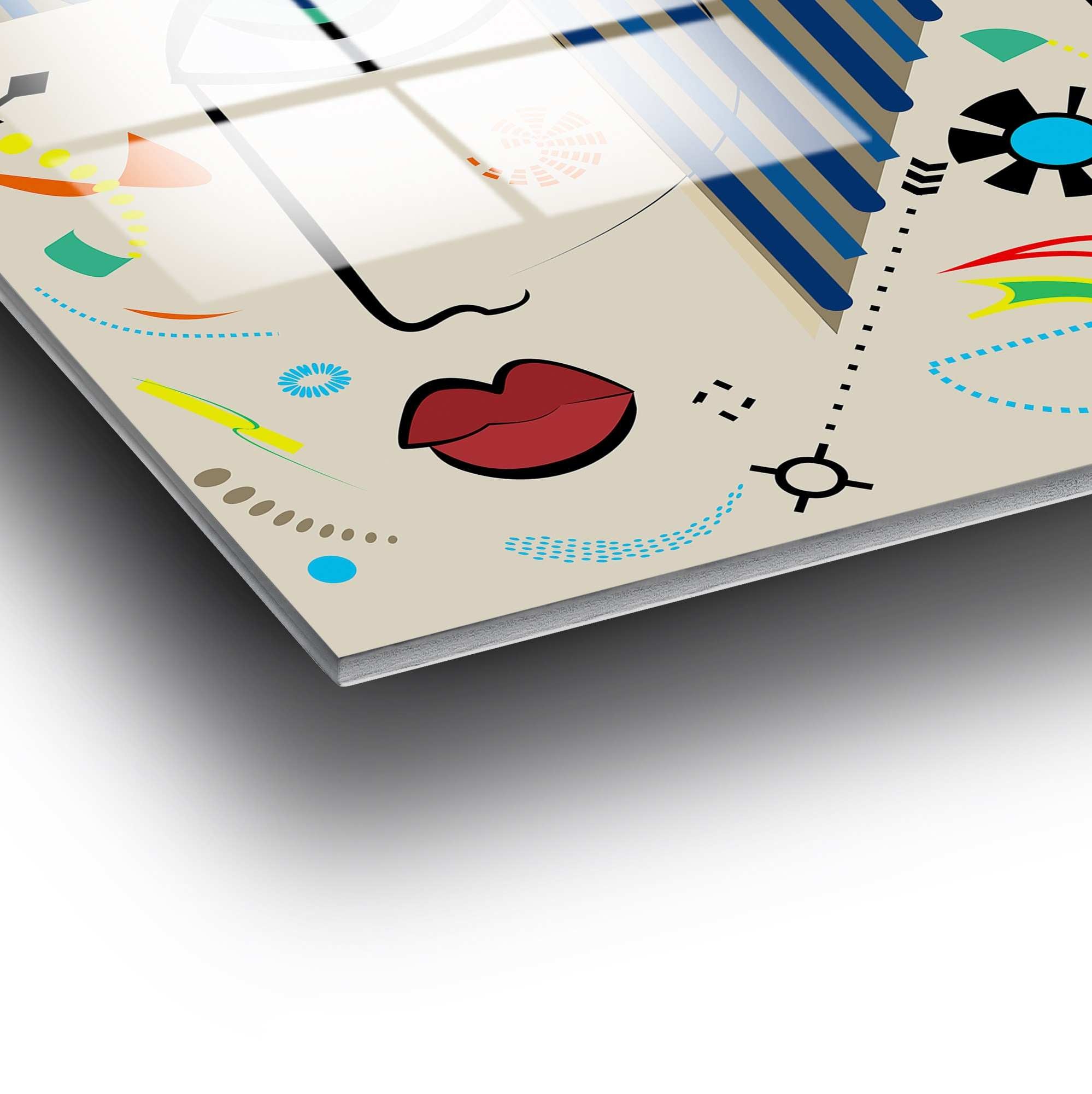 Quadro Decorativo em Vidro Temperado UV-771, 70 x 100 cm, Multicolorido, 4 mm (100% Vidro Temperado)