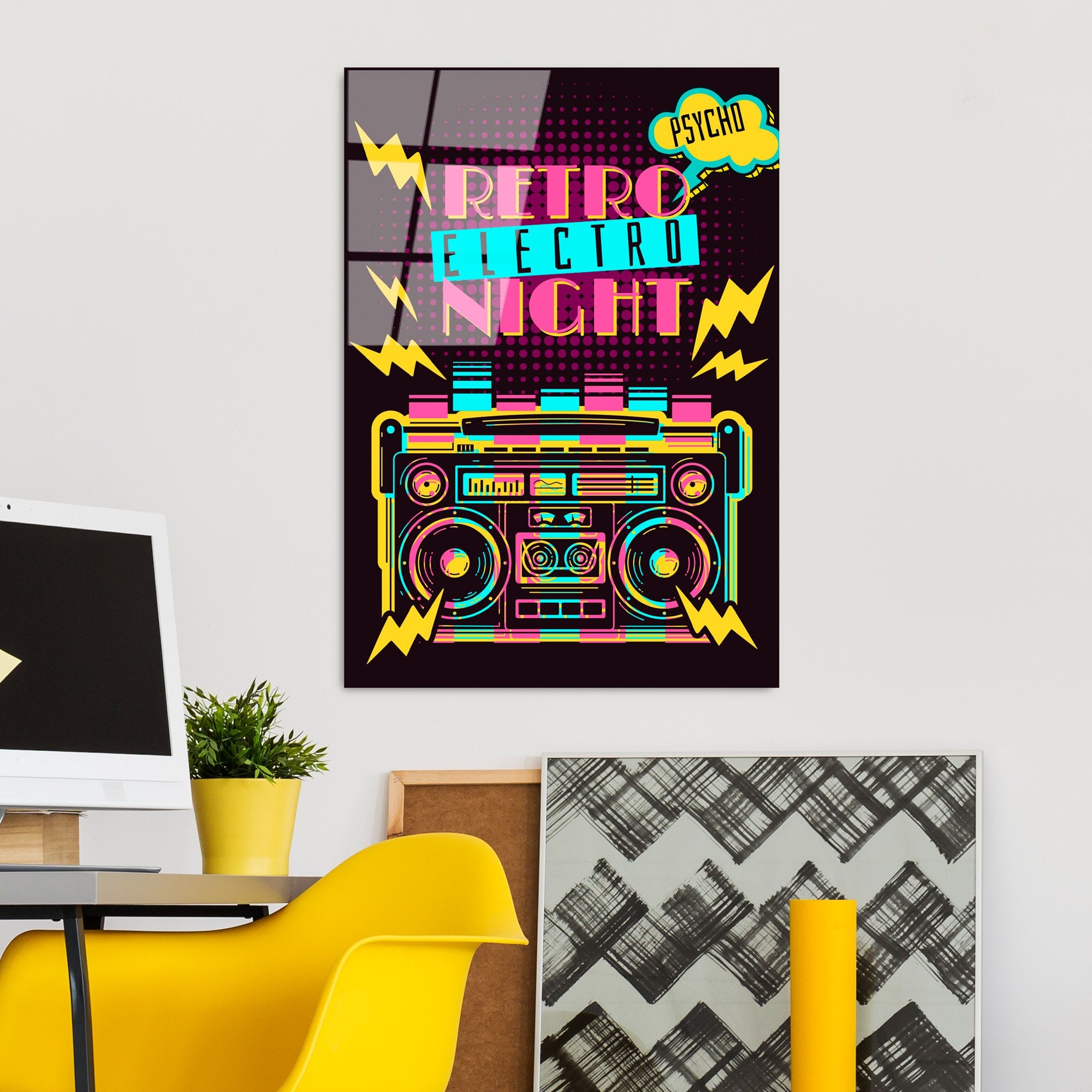 Quadro Decorativo em Vidro Temperado 4 mm, 70 x 100 cm, Multicolor – UV-772 (123BZM2264)