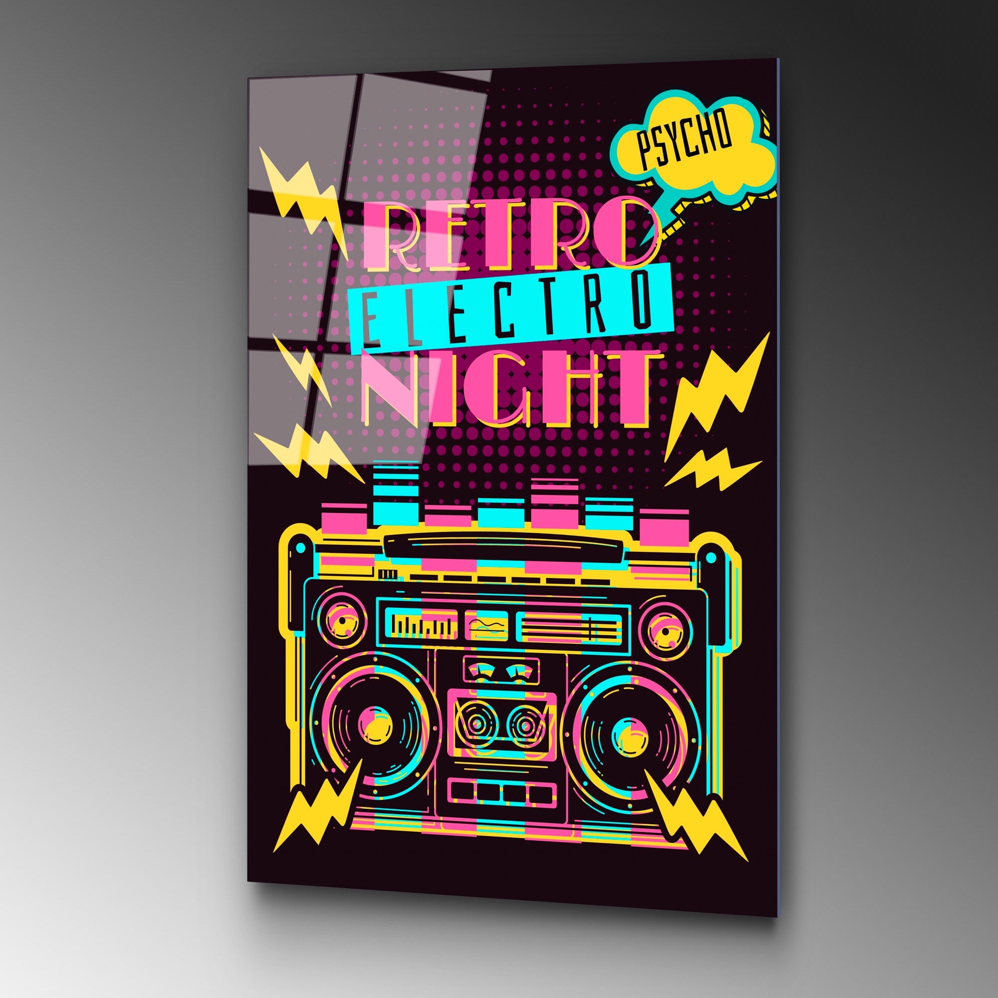 Quadro Decorativo em Vidro Temperado 4 mm, 70 x 100 cm, Multicolor – UV-772 (123BZM2264)