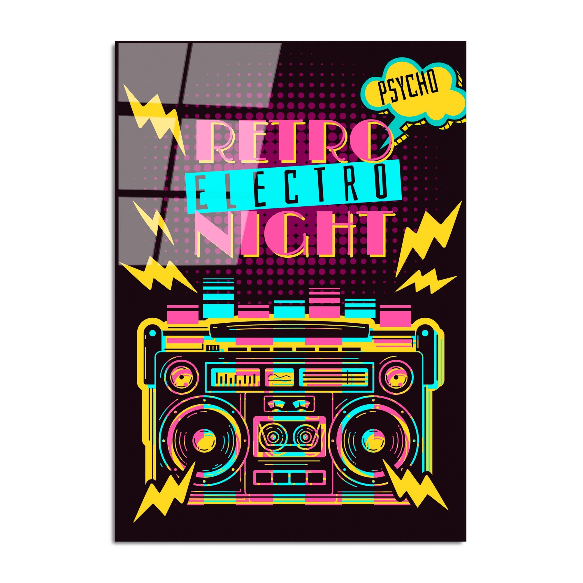 Quadro Decorativo em Vidro Temperado 4 mm, 70 x 100 cm, Multicolor – UV-772 (123BZM2264)