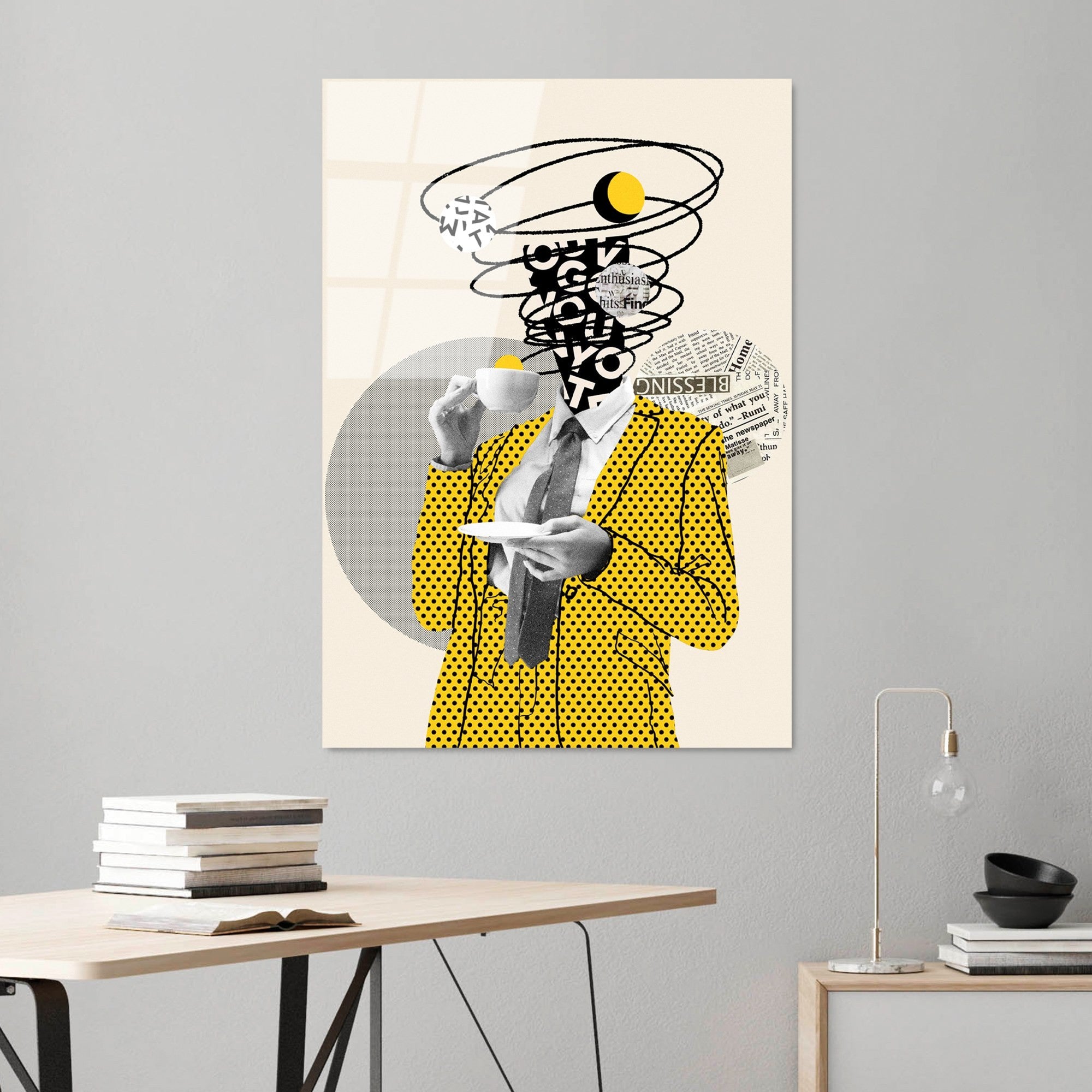 Quadro Decorativo em Vidro Temperado UV-774 (70x100 cm) Multicolor, 4 mm — Ref. 123BZM2266