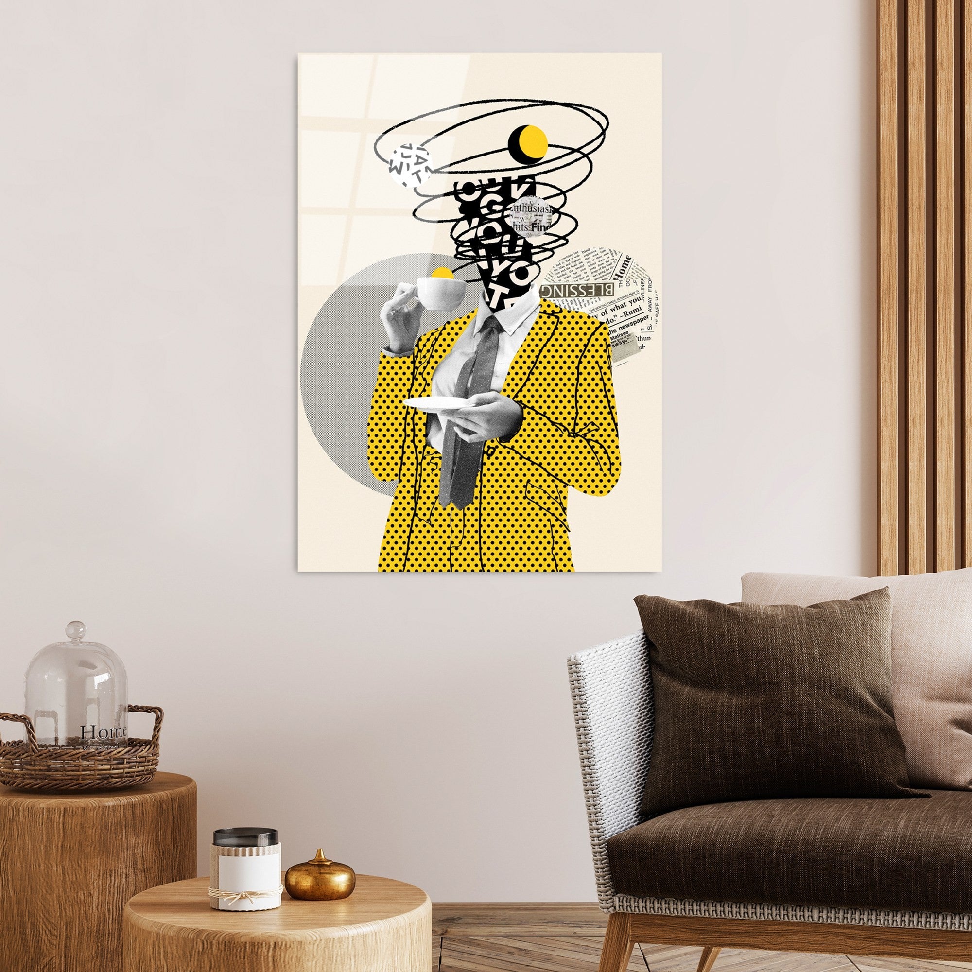 Quadro Decorativo em Vidro Temperado UV-774 (70x100 cm) Multicolor, 4 mm — Ref. 123BZM2266