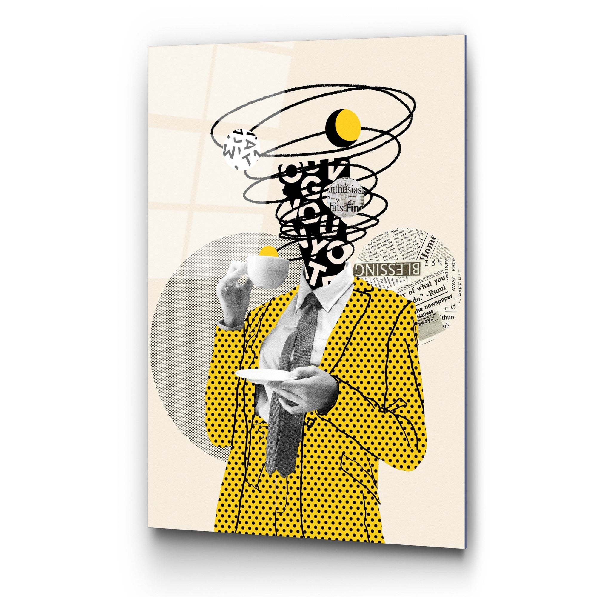 Quadro Decorativo em Vidro Temperado UV-774 (70x100 cm) Multicolor, 4 mm — Ref. 123BZM2266